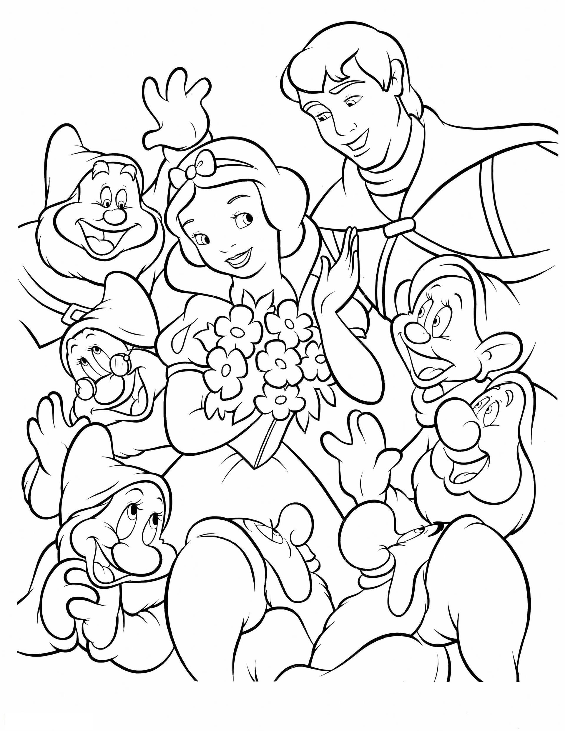Snow White The Prince And The Seven Dwarfs