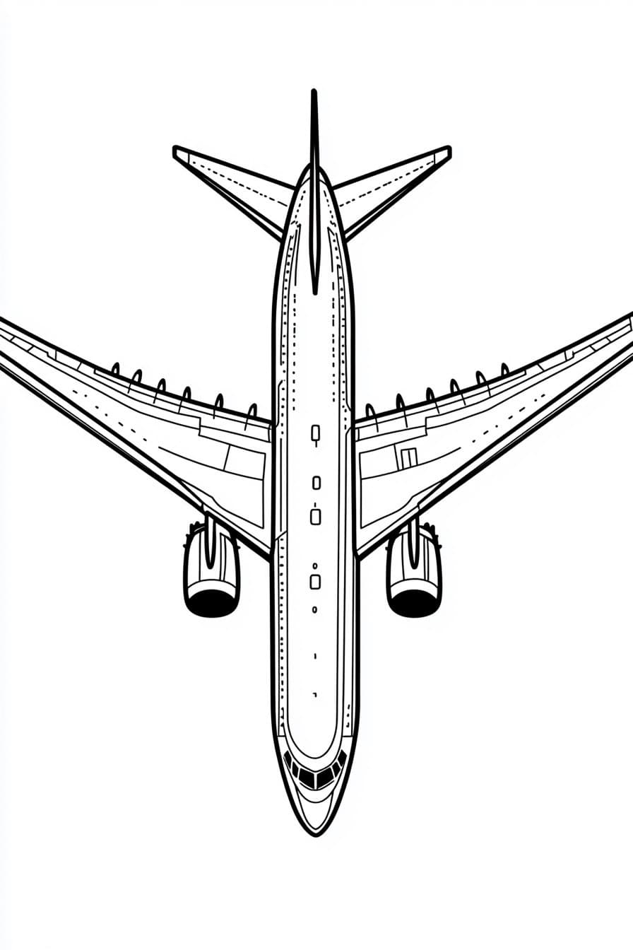 Boeing 787 free printable