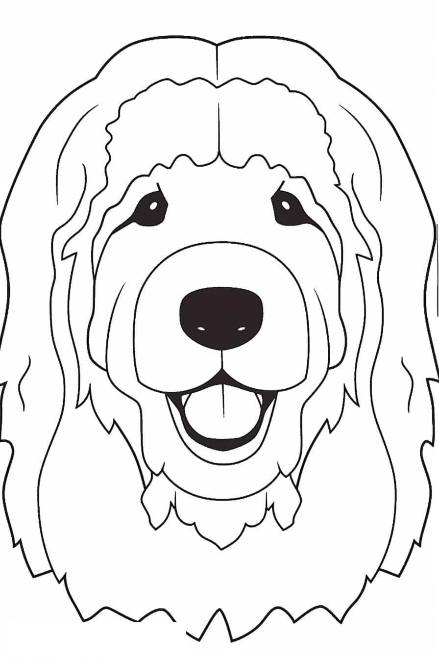 Bolognese Dog face 3