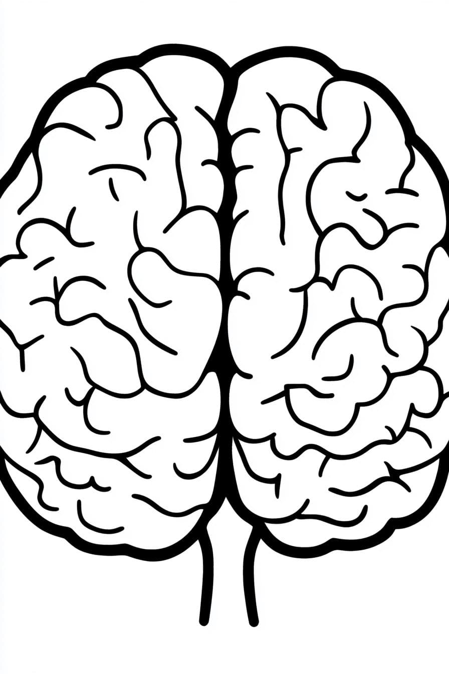 Brain lobes free printable