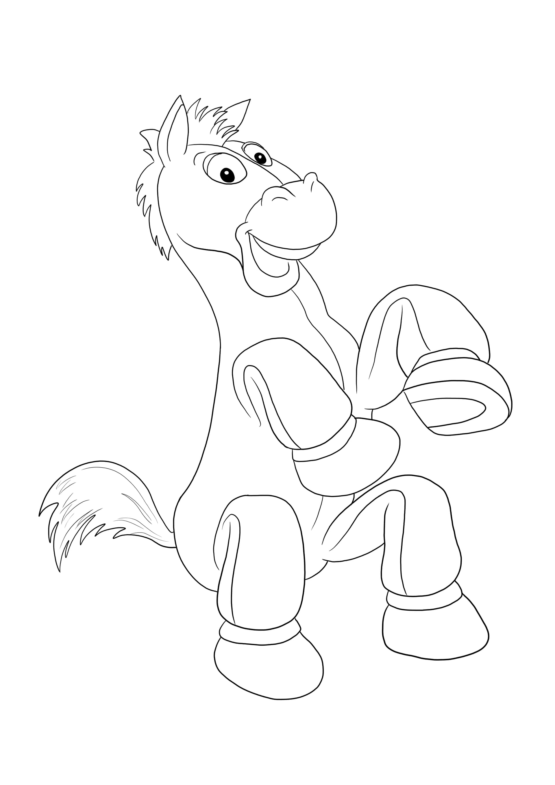 Bullseye horse