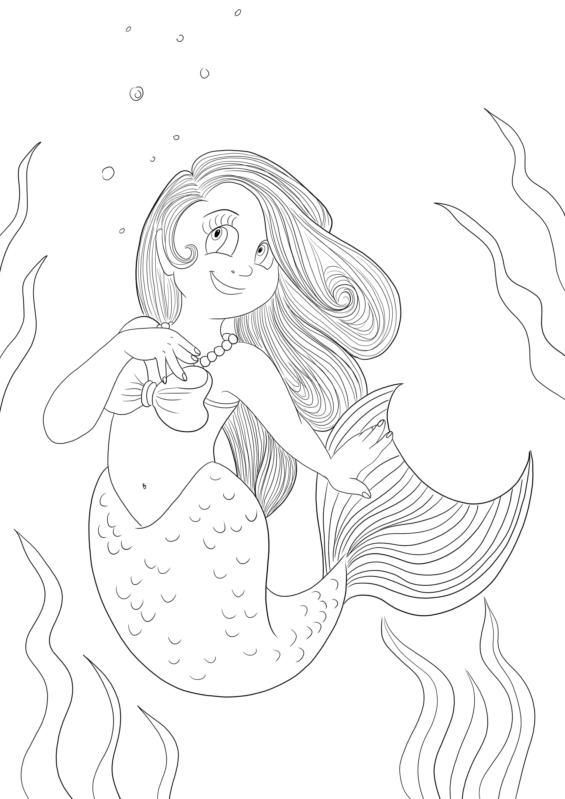 Cartoon Mermaid