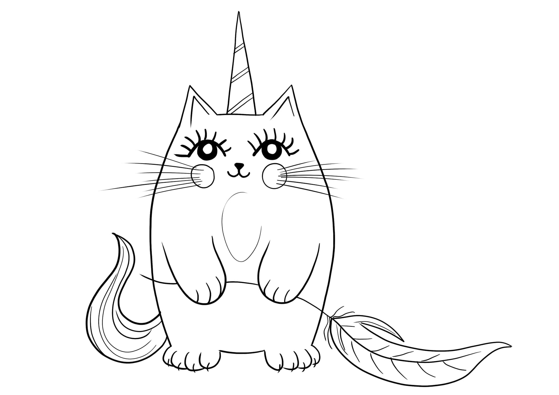 Cat unicorn