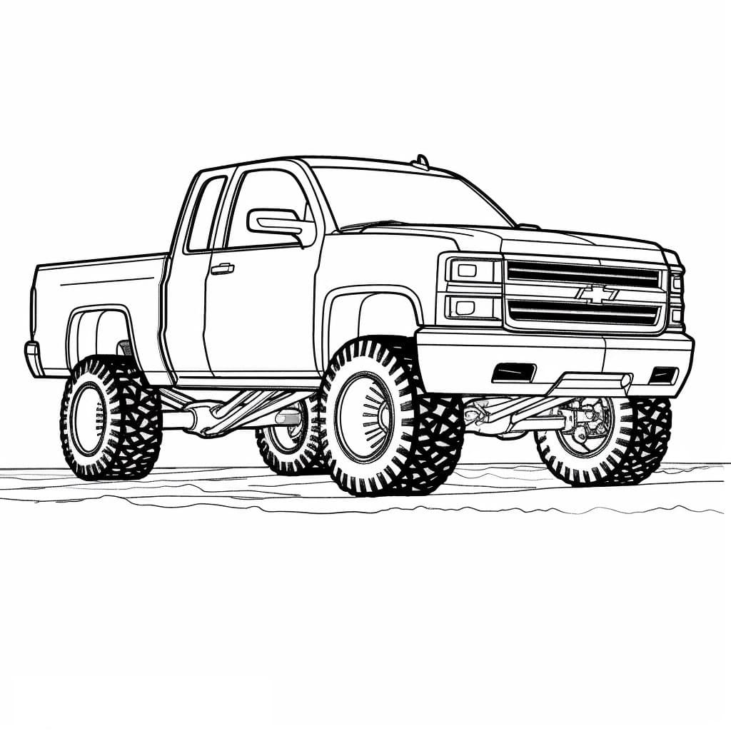 Chevrolet Silverado Mud Terrain Tires 4WD 2024 1