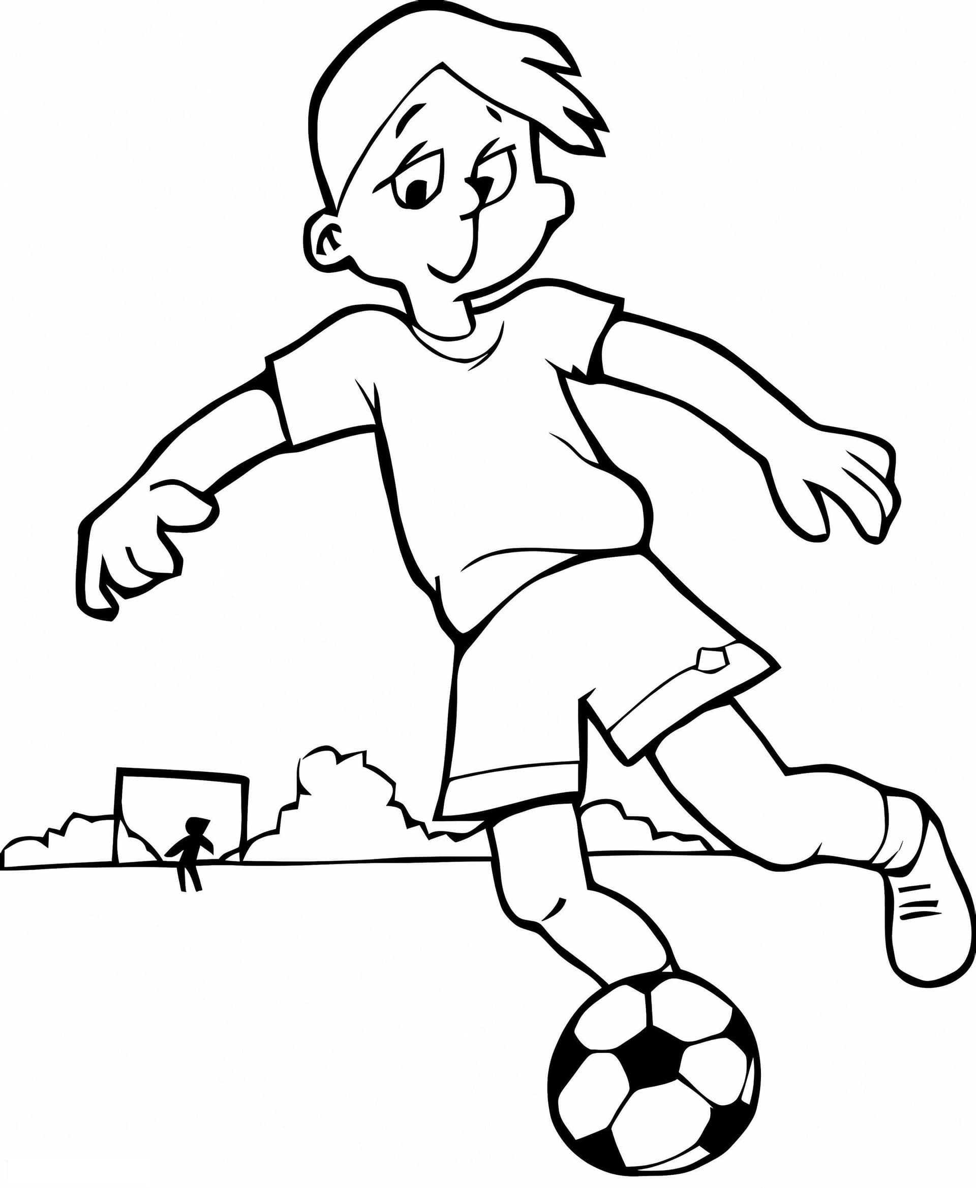 Coloring For Kids Soccer 9840