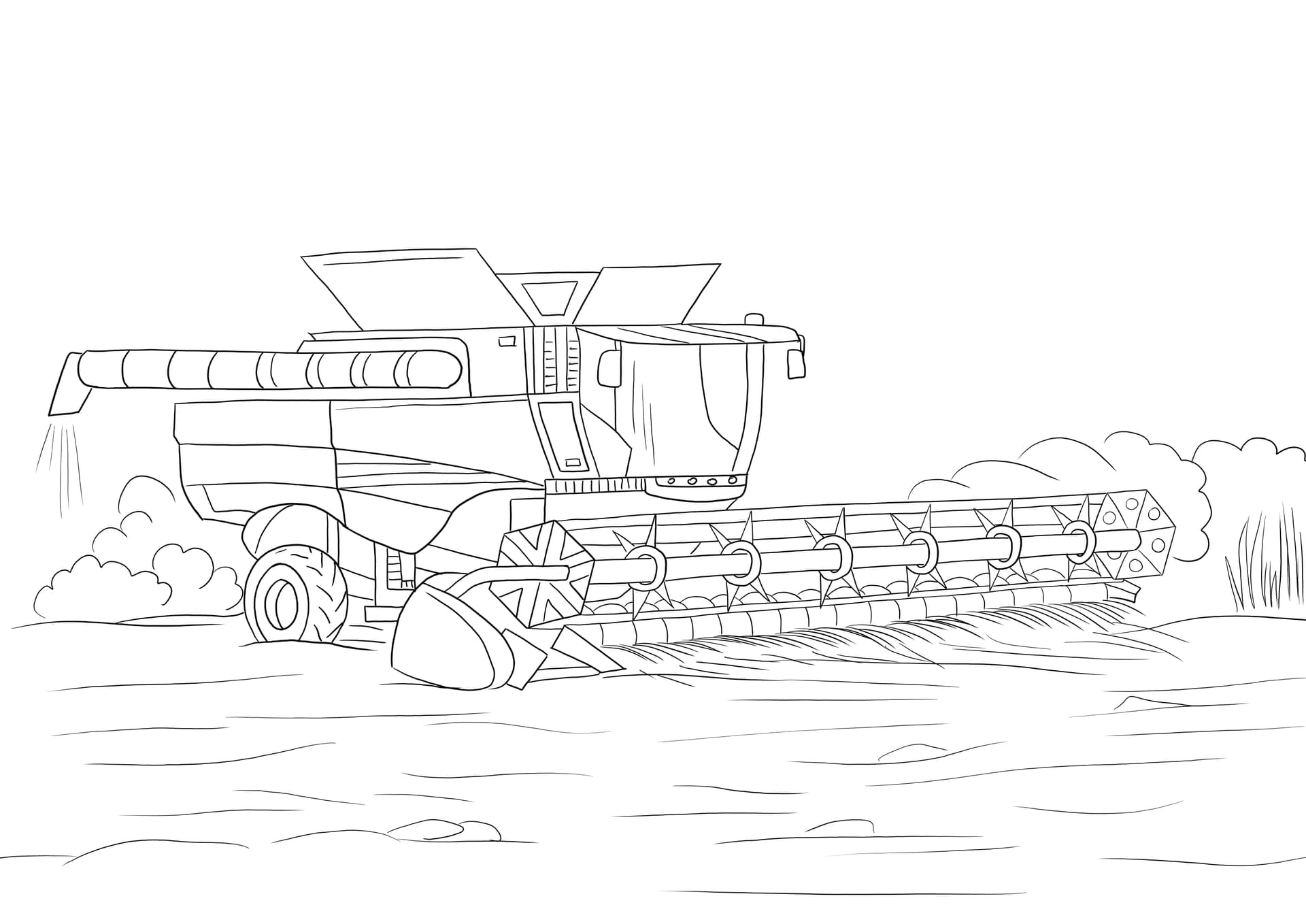 John Deere Combine