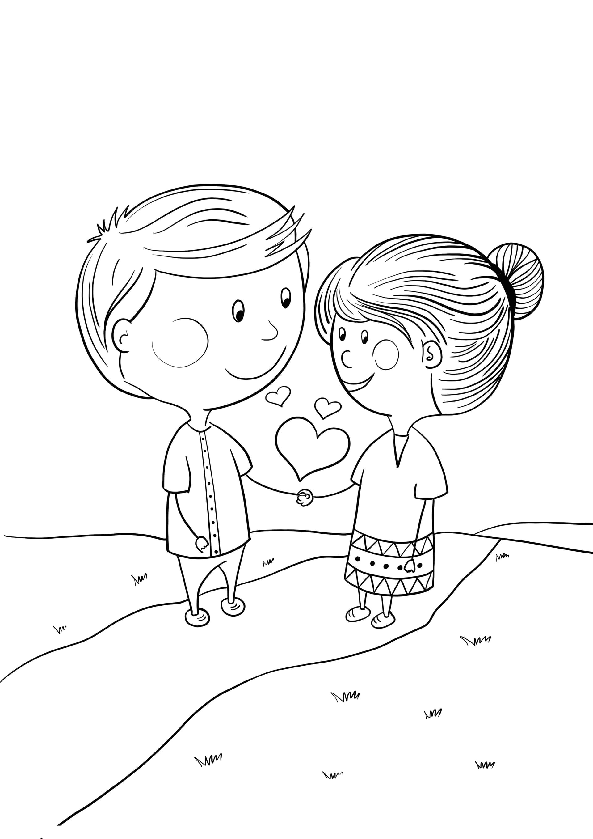 couple holding hands