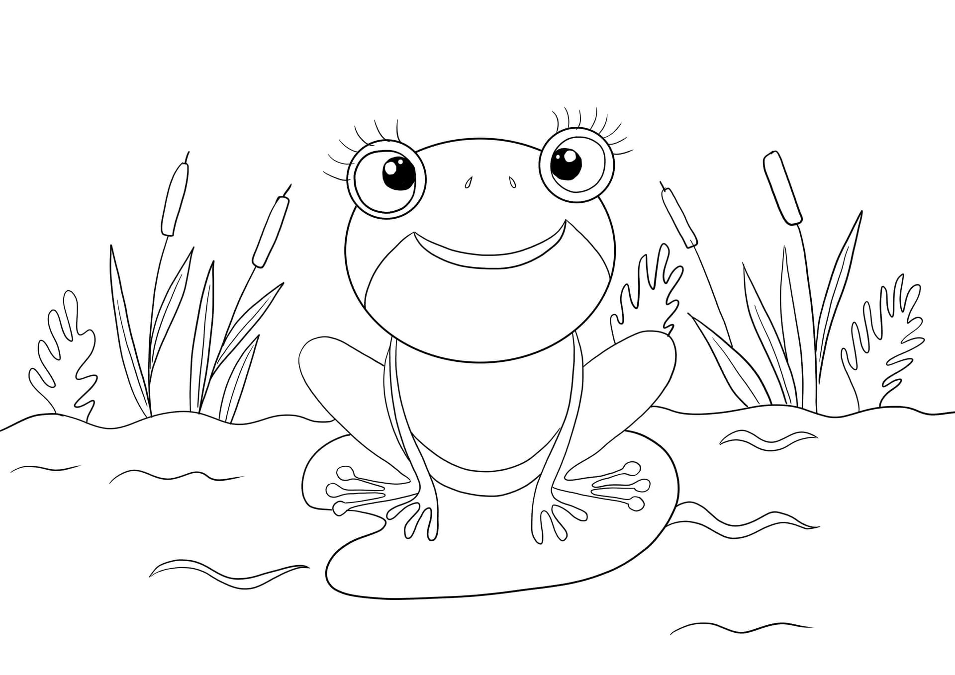 Cute frog