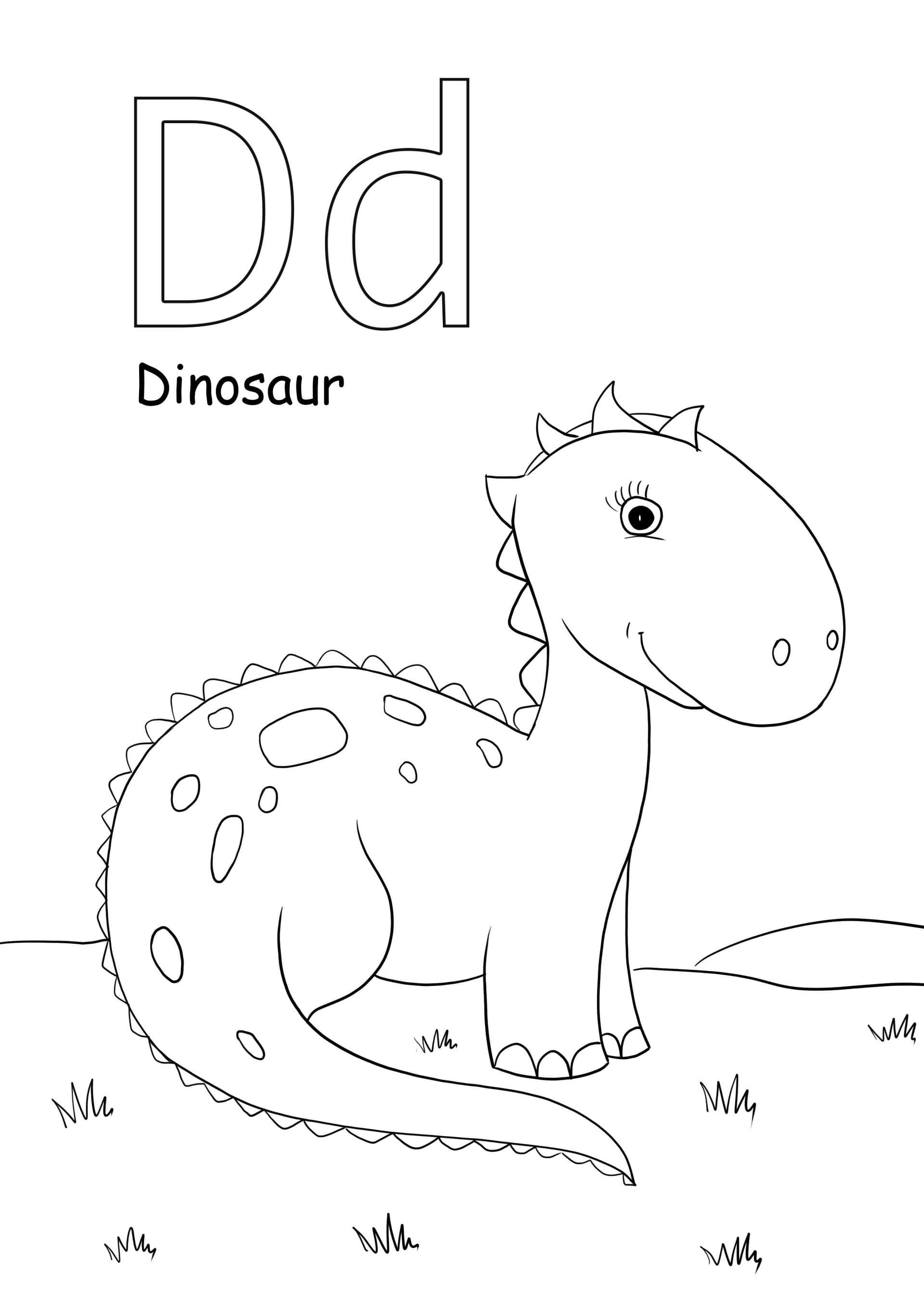 d is for dinosaur