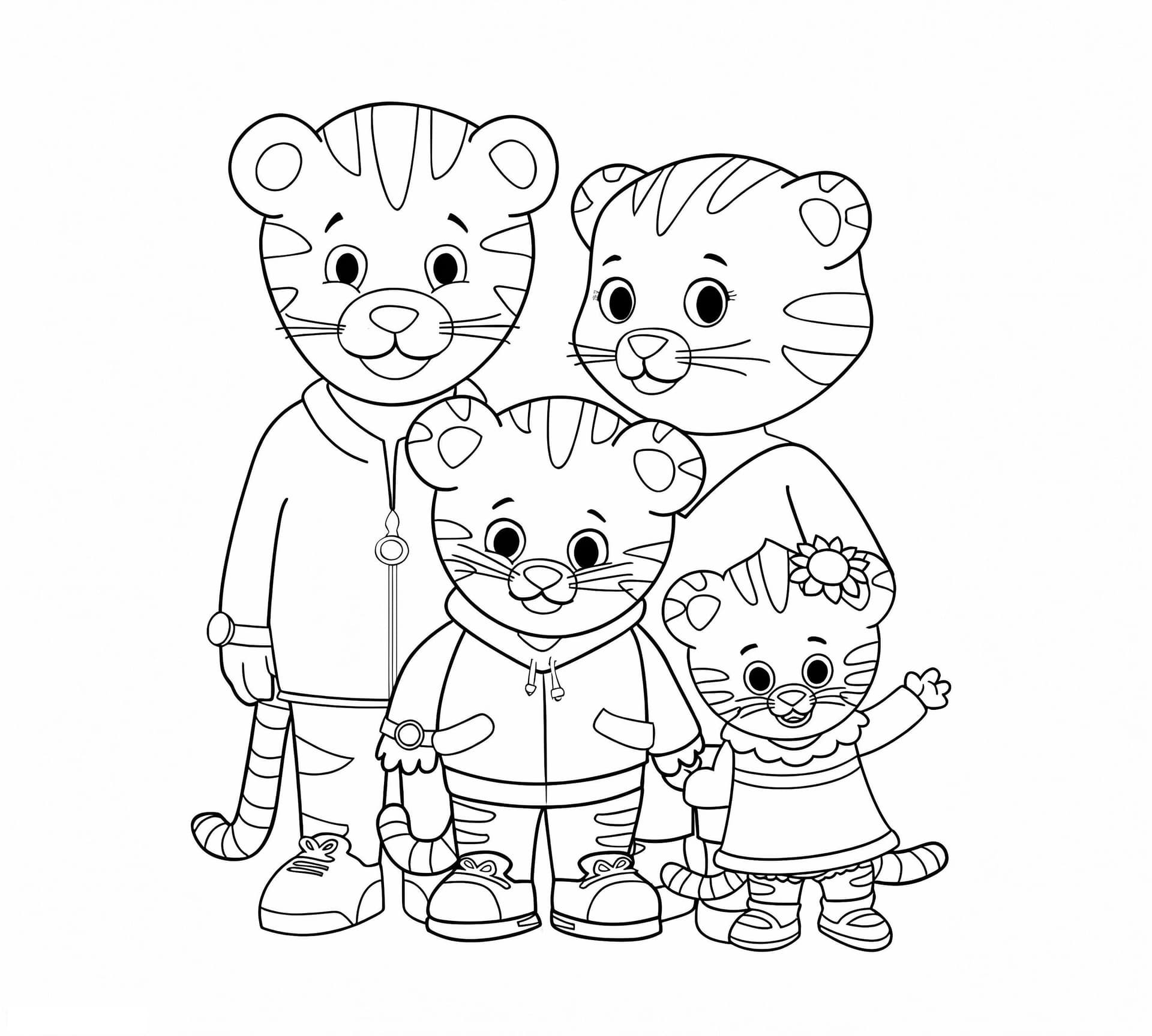 Daniel Tigre And Family