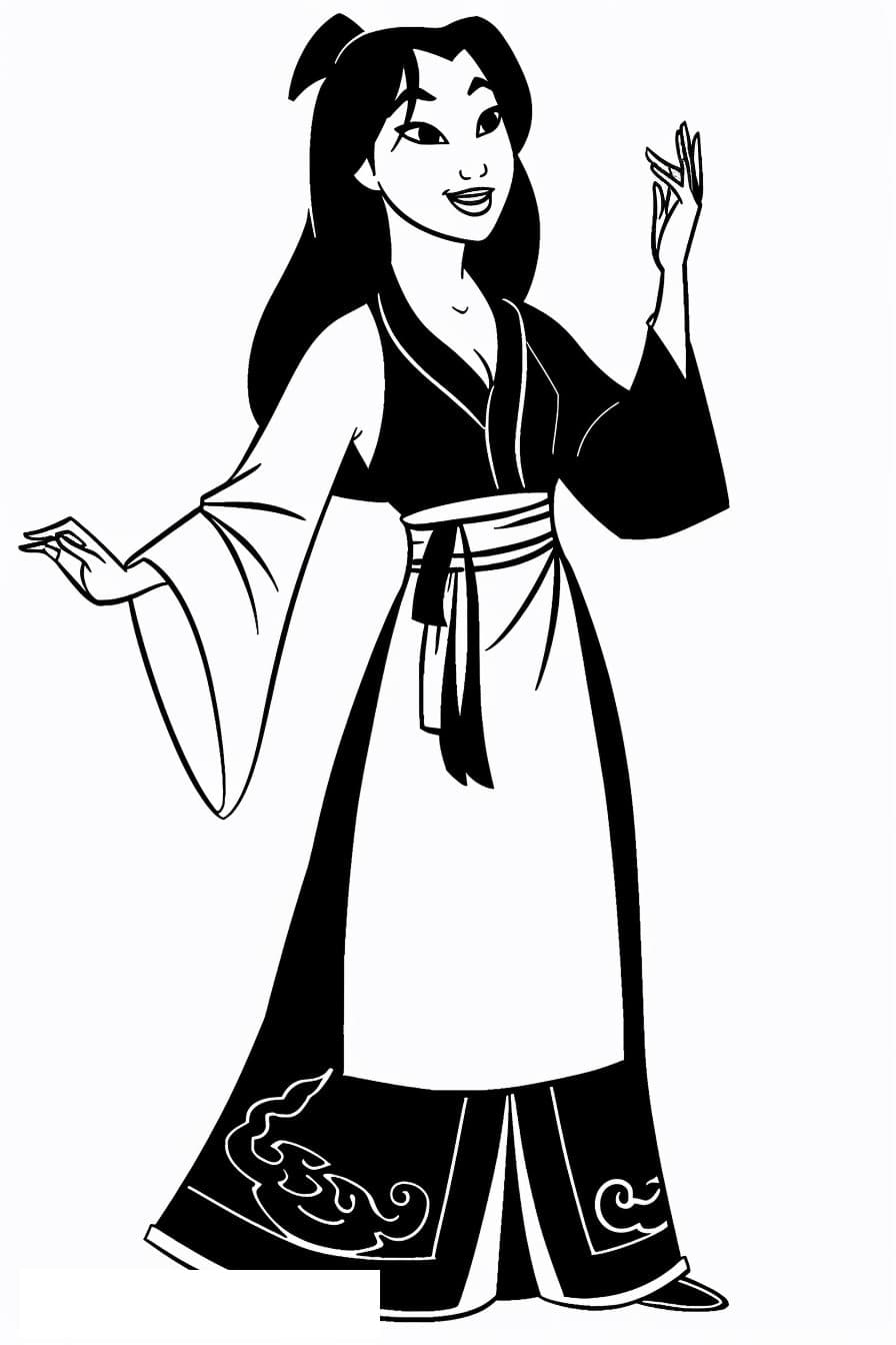 Disney princess mulan free printable