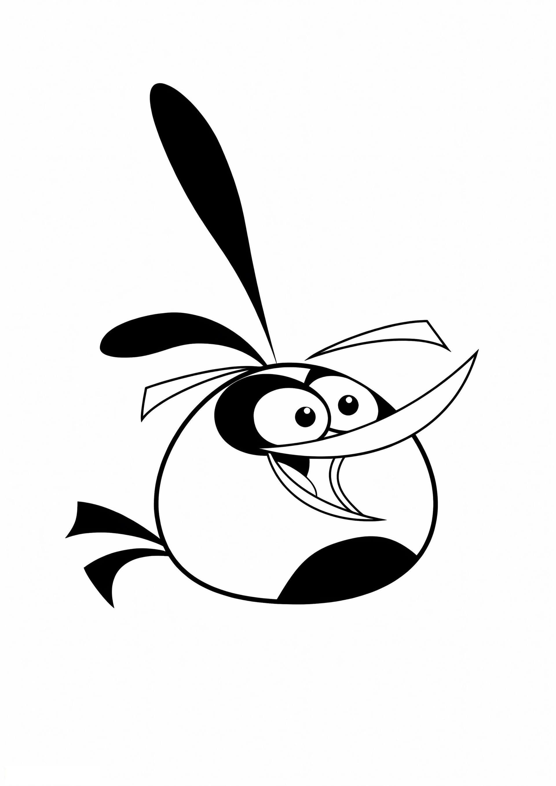 Funny Orange Bird From Angry Birds