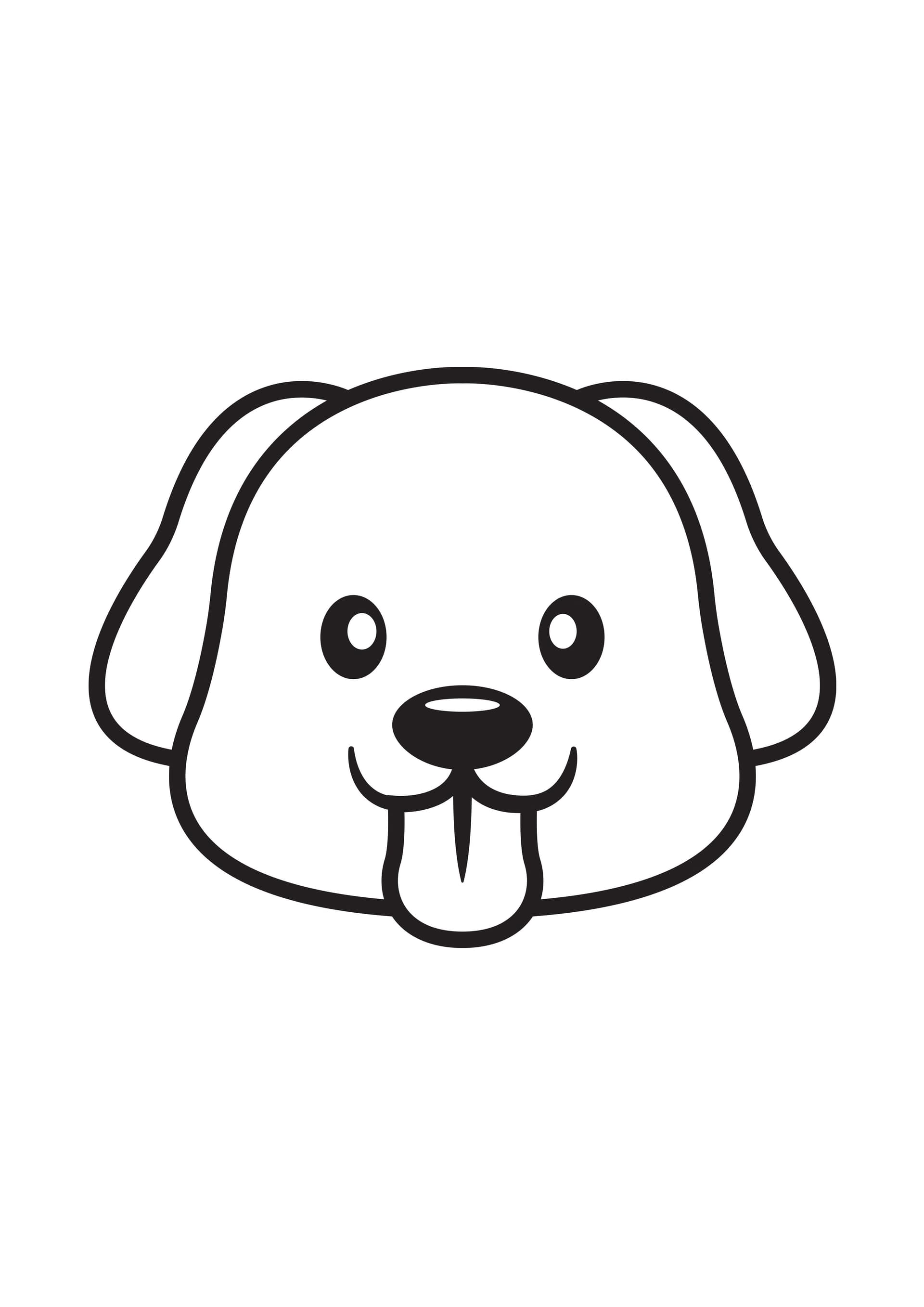 Dog's face