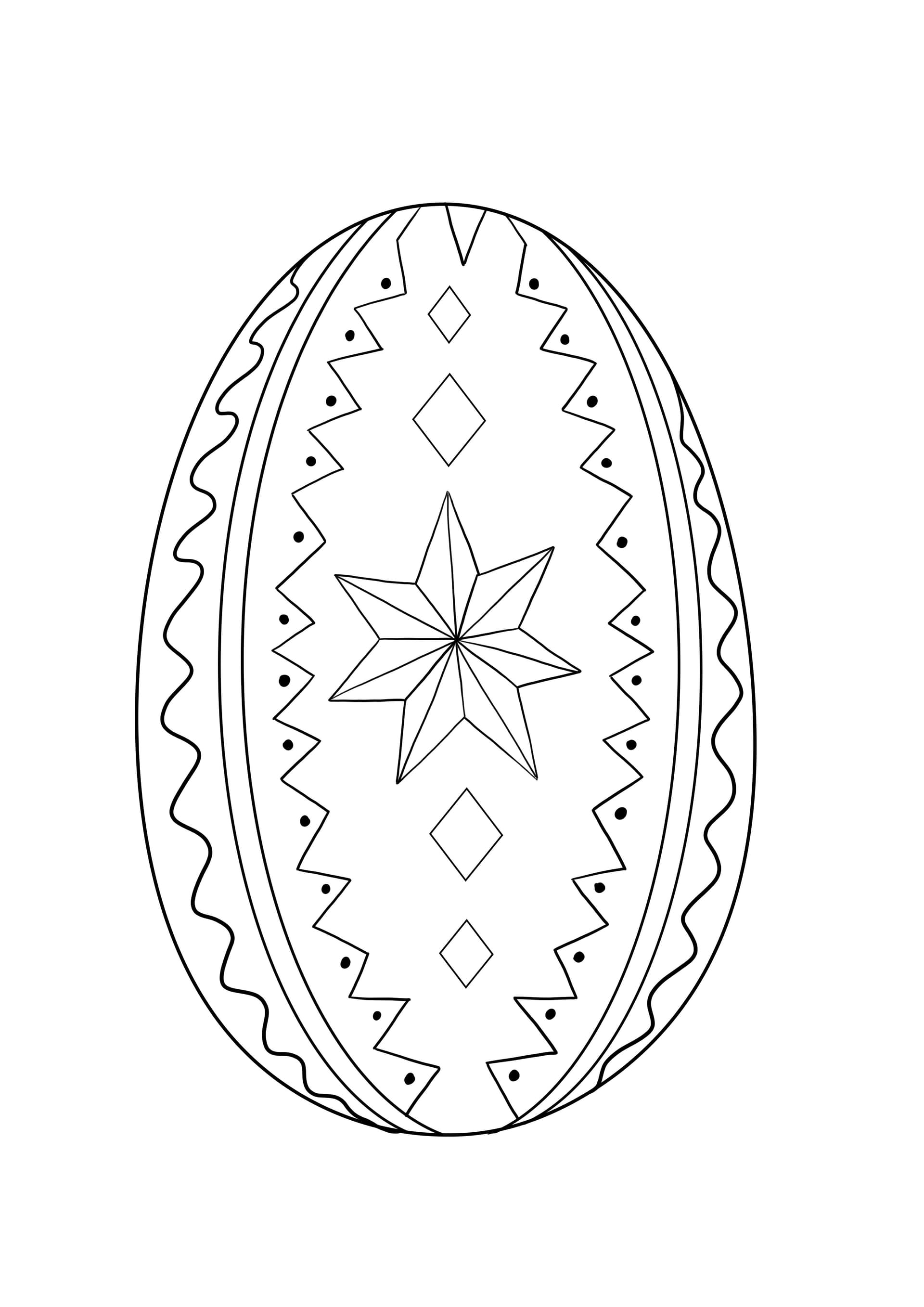 Easter decorated egg