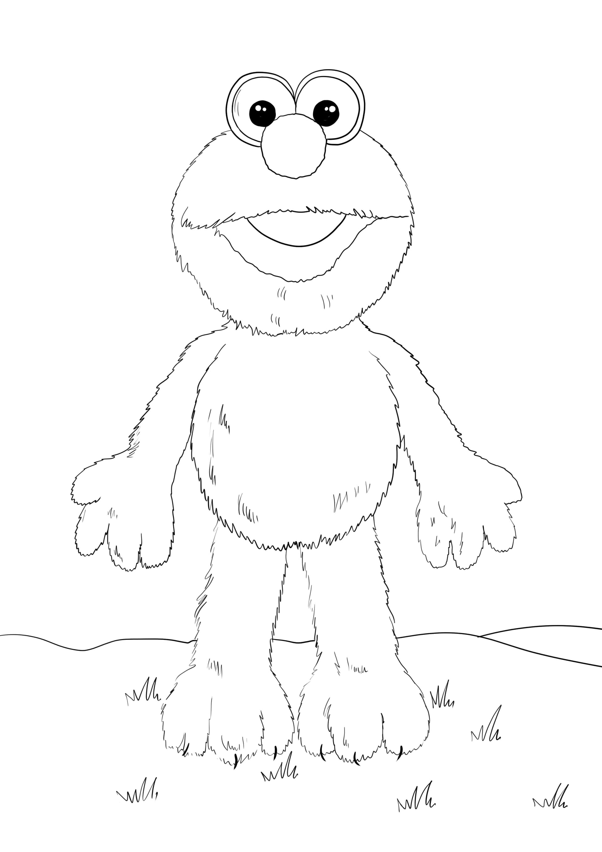 Elmo from Sesame street