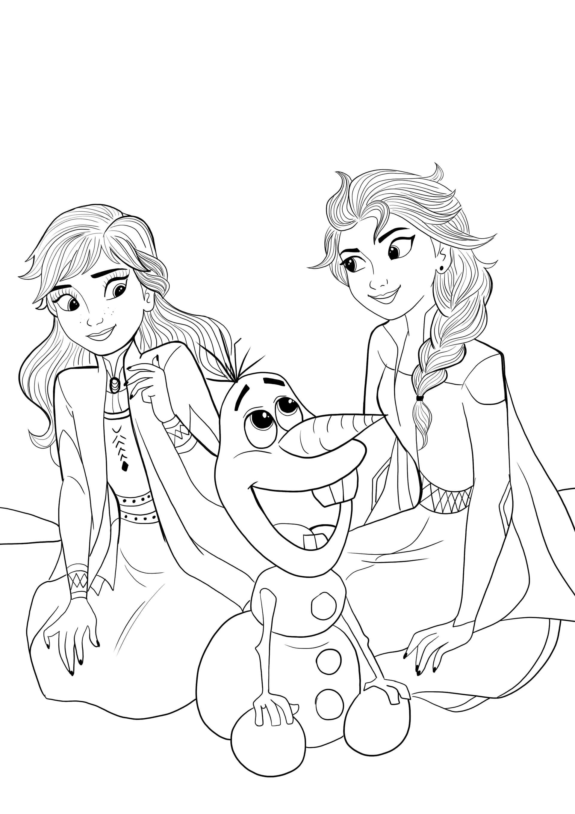 Elsa-Ana-Olaf