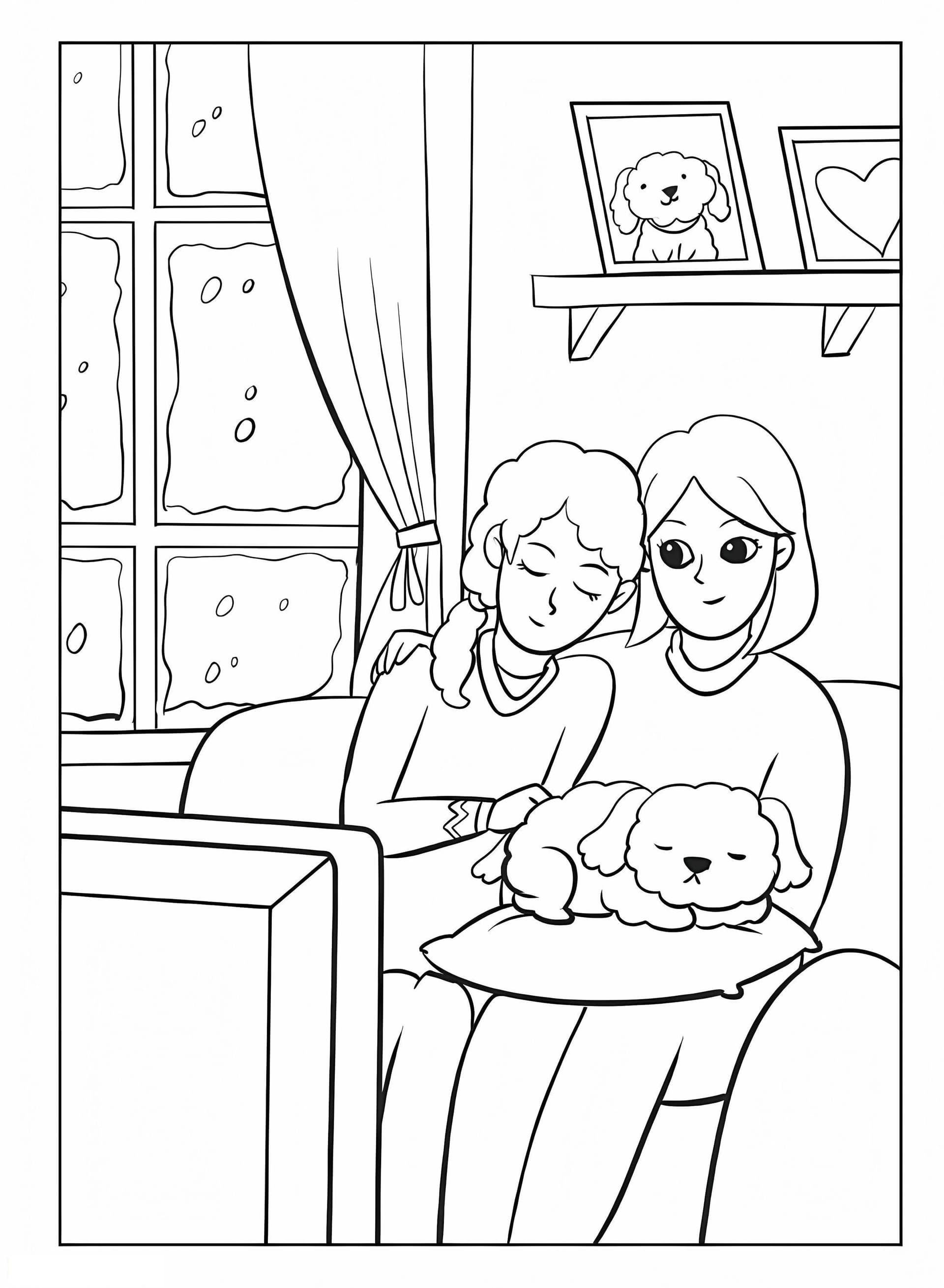 Family With Dog
