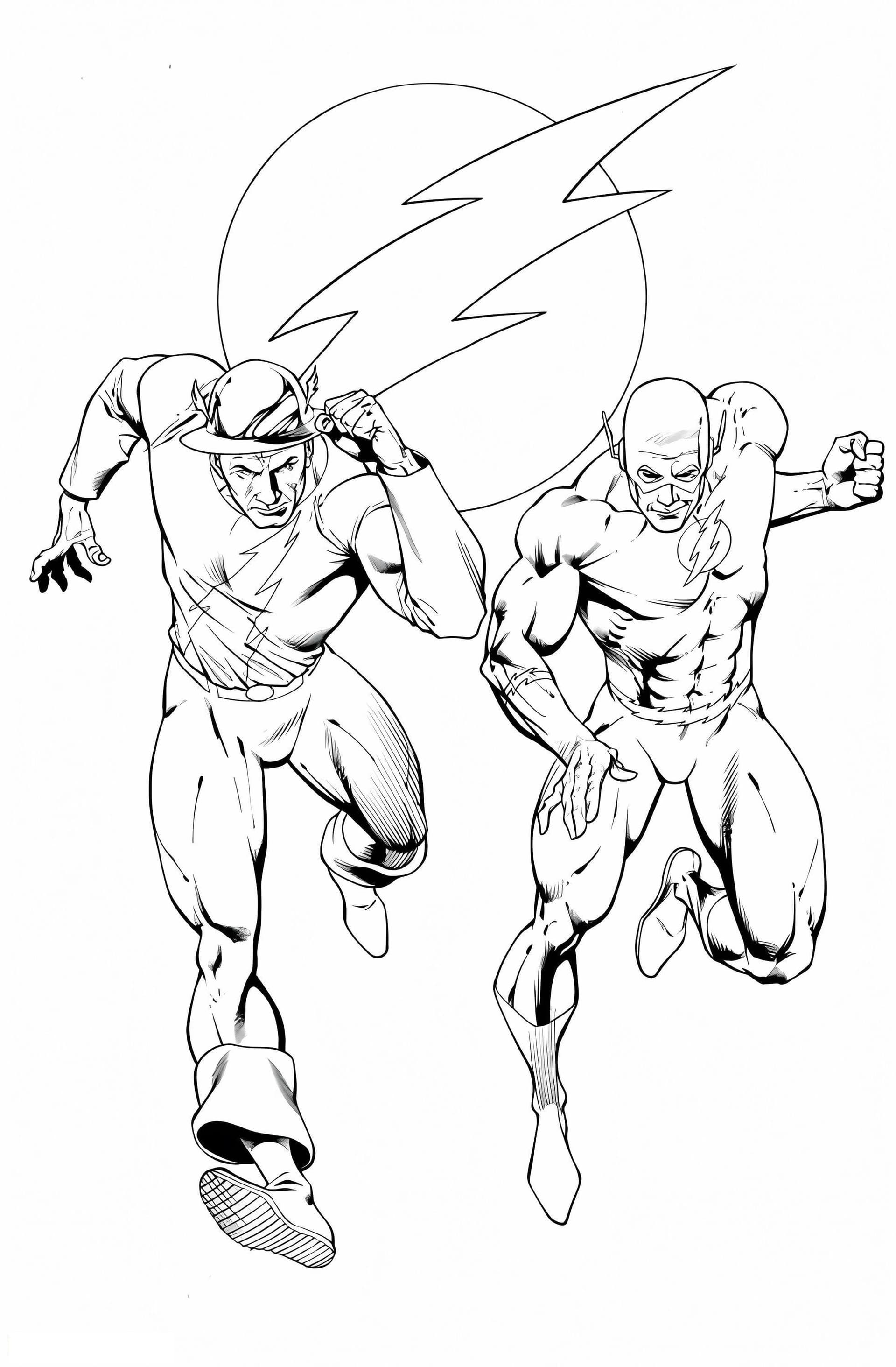 Flash And Friend Running