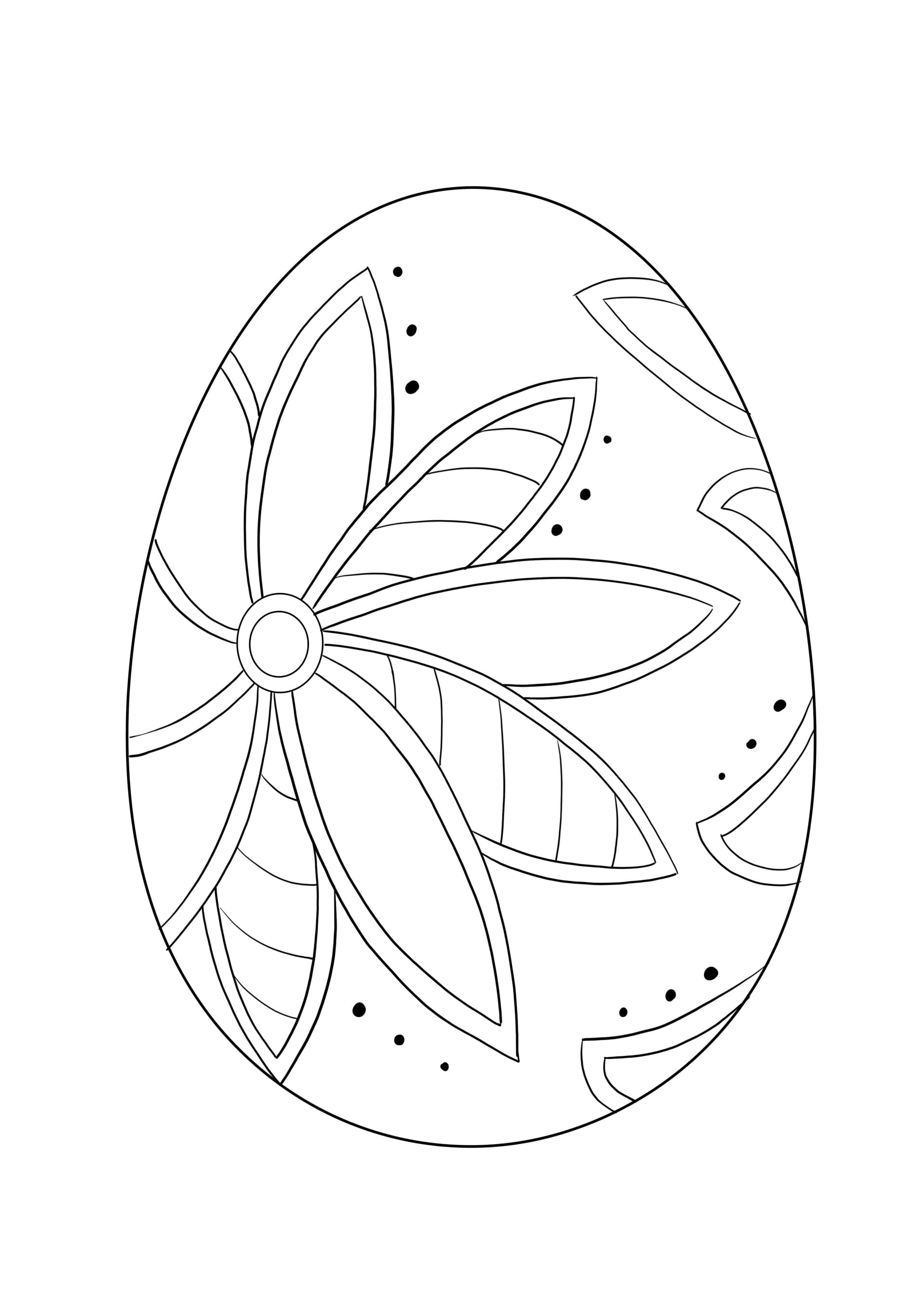 Floral pattern for Easter