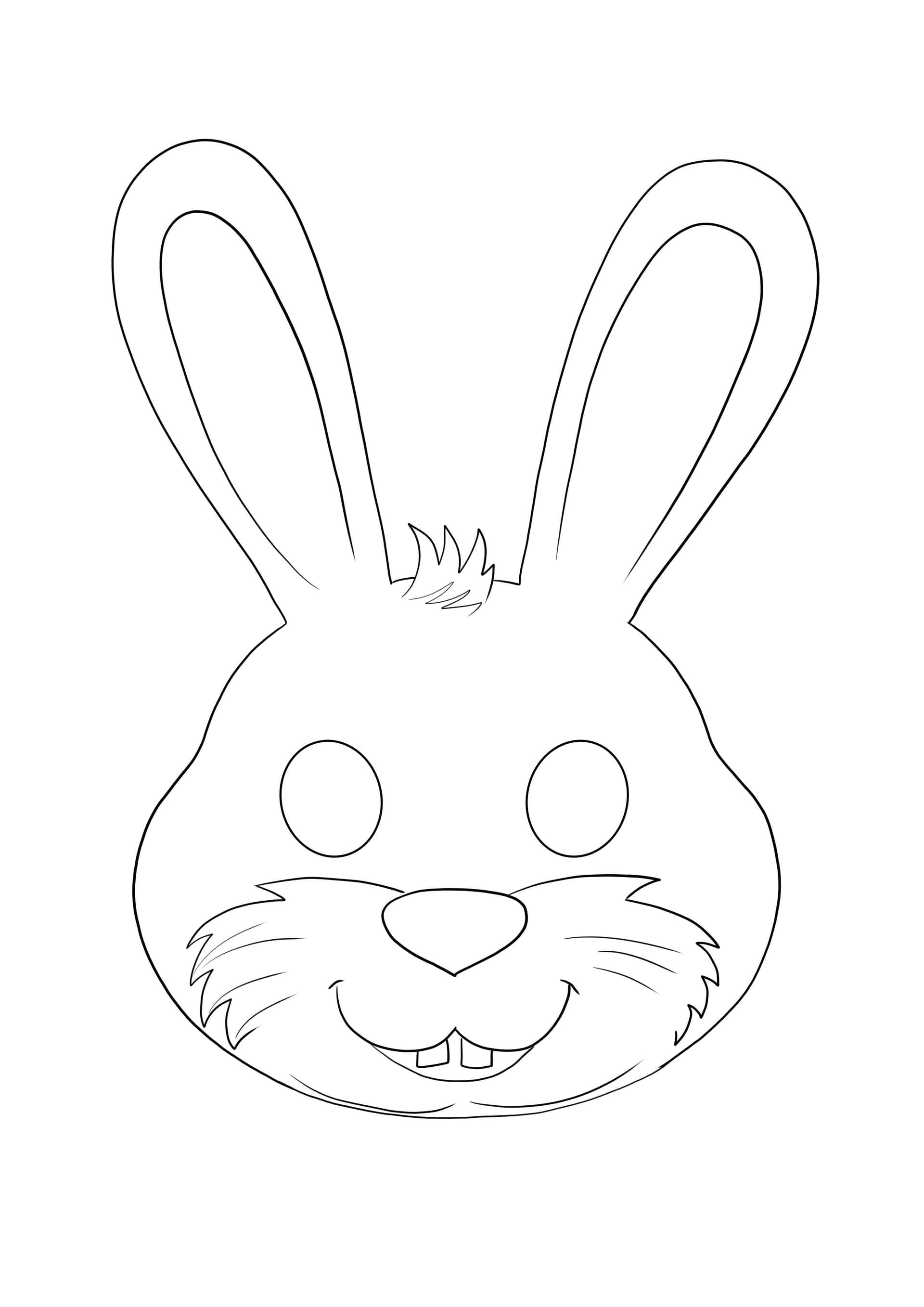 Funny rabbit mask