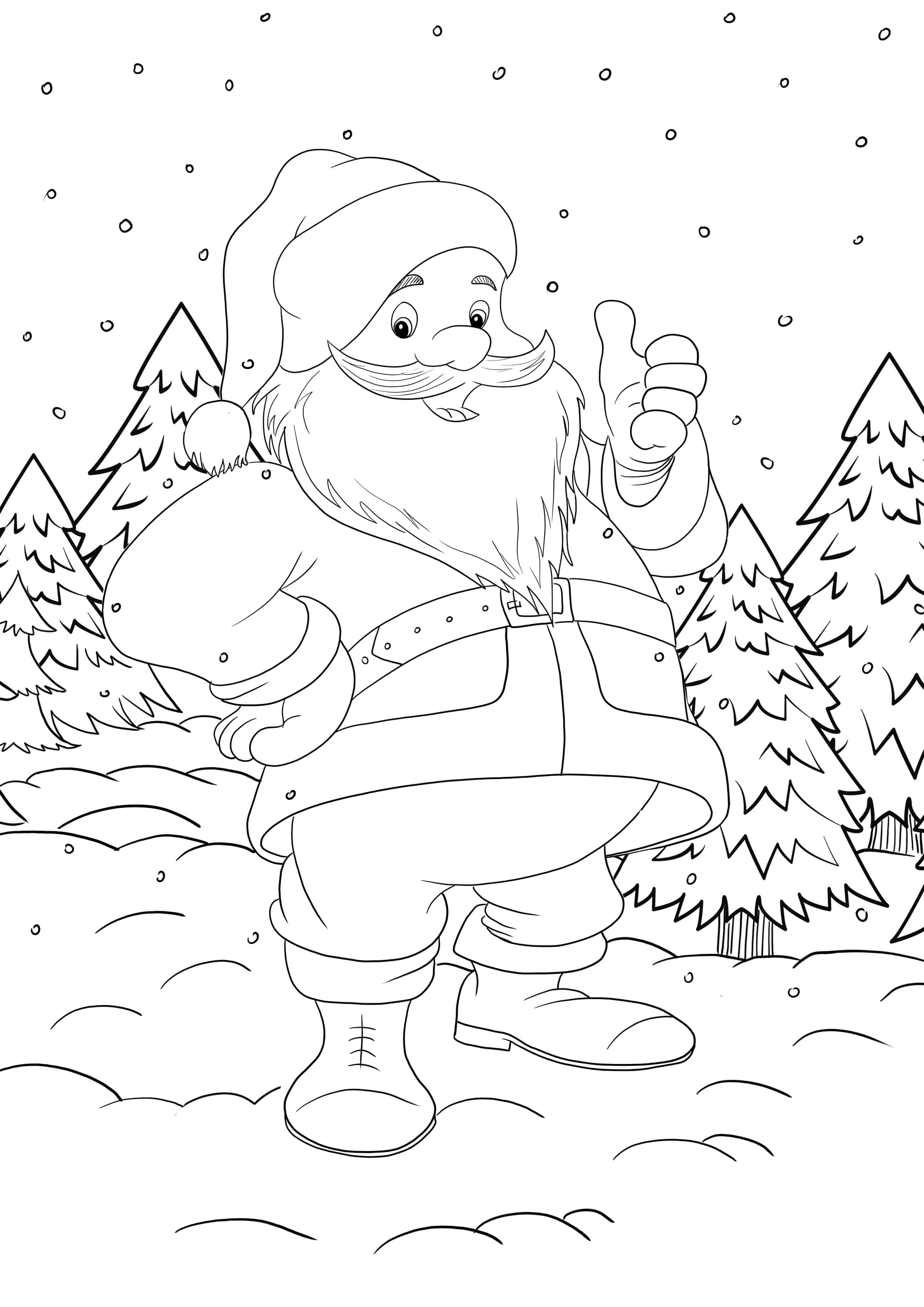 Funny Santa Claus
