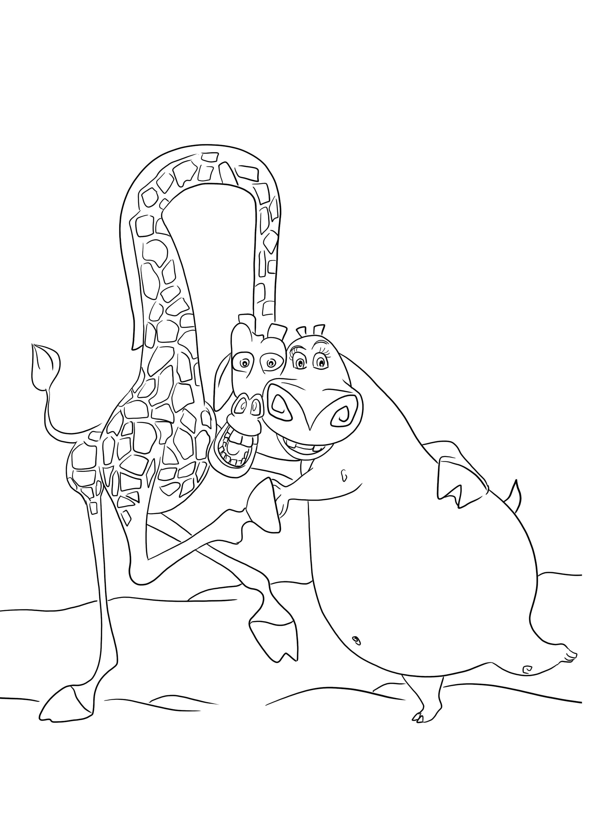 Melman and Gloria