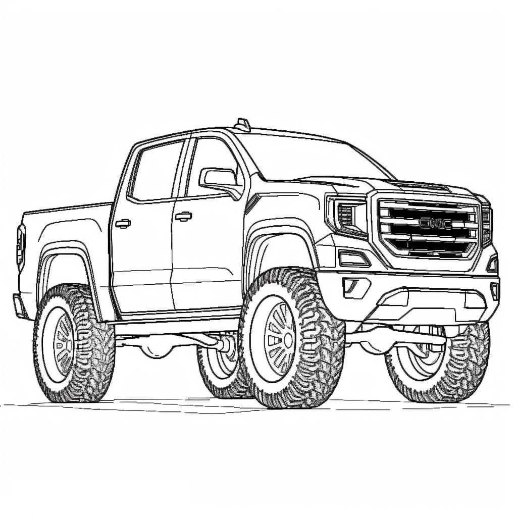 GMC Sierra Mud Terrain Tires 4WD 2024 1