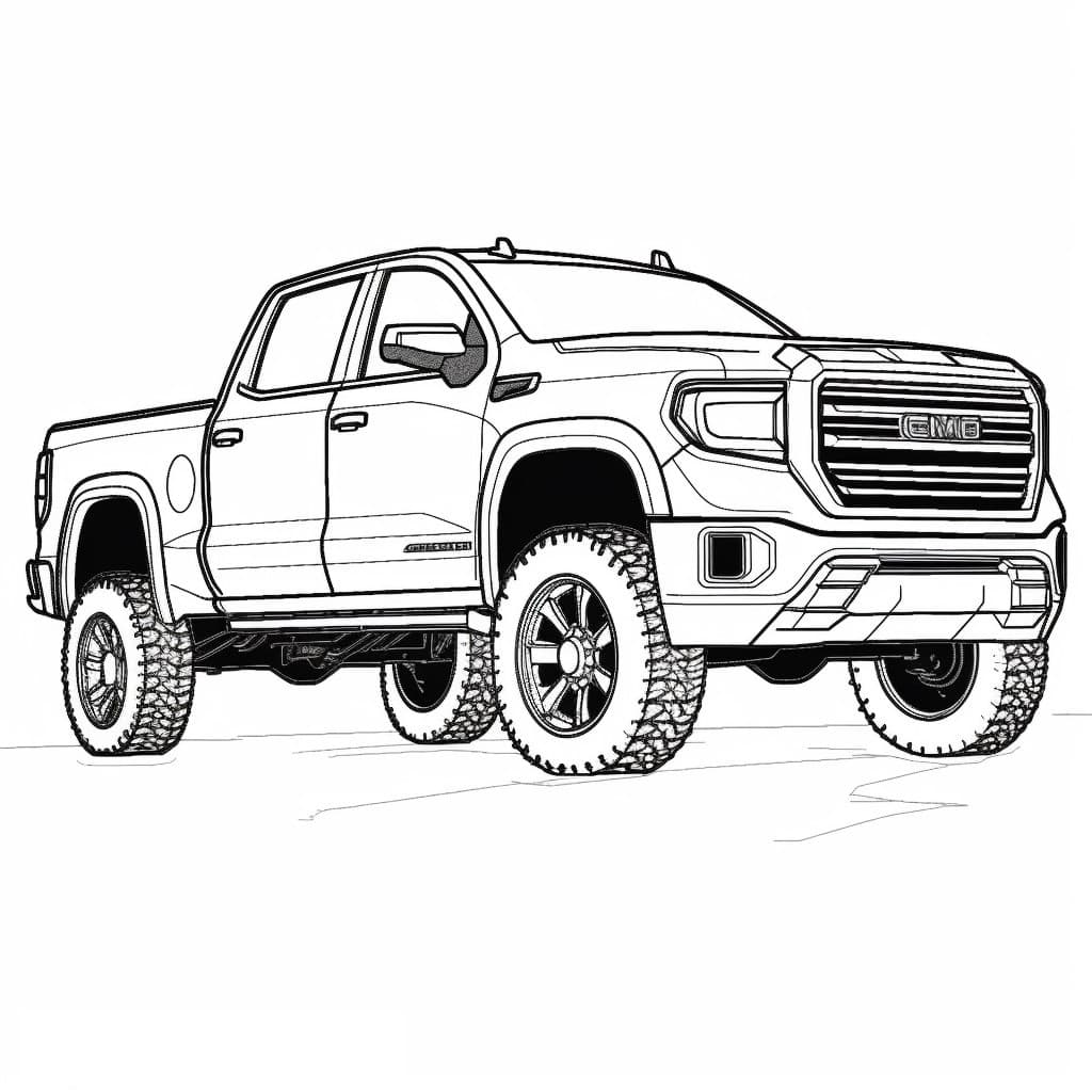 GMC Sierra Mud Terrain Tires 4WD 2024 2