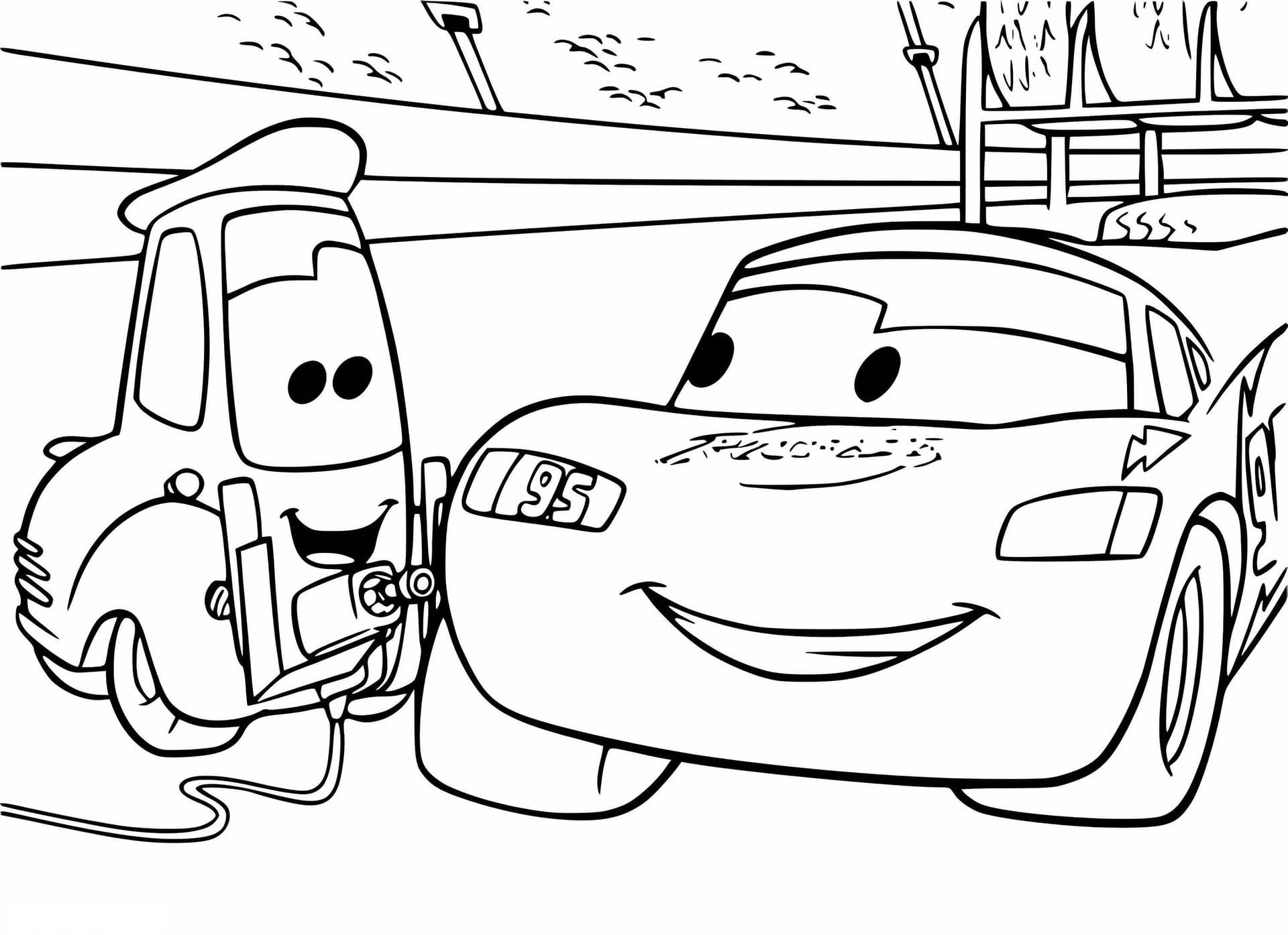 Guido Et Lightning Mcqueen