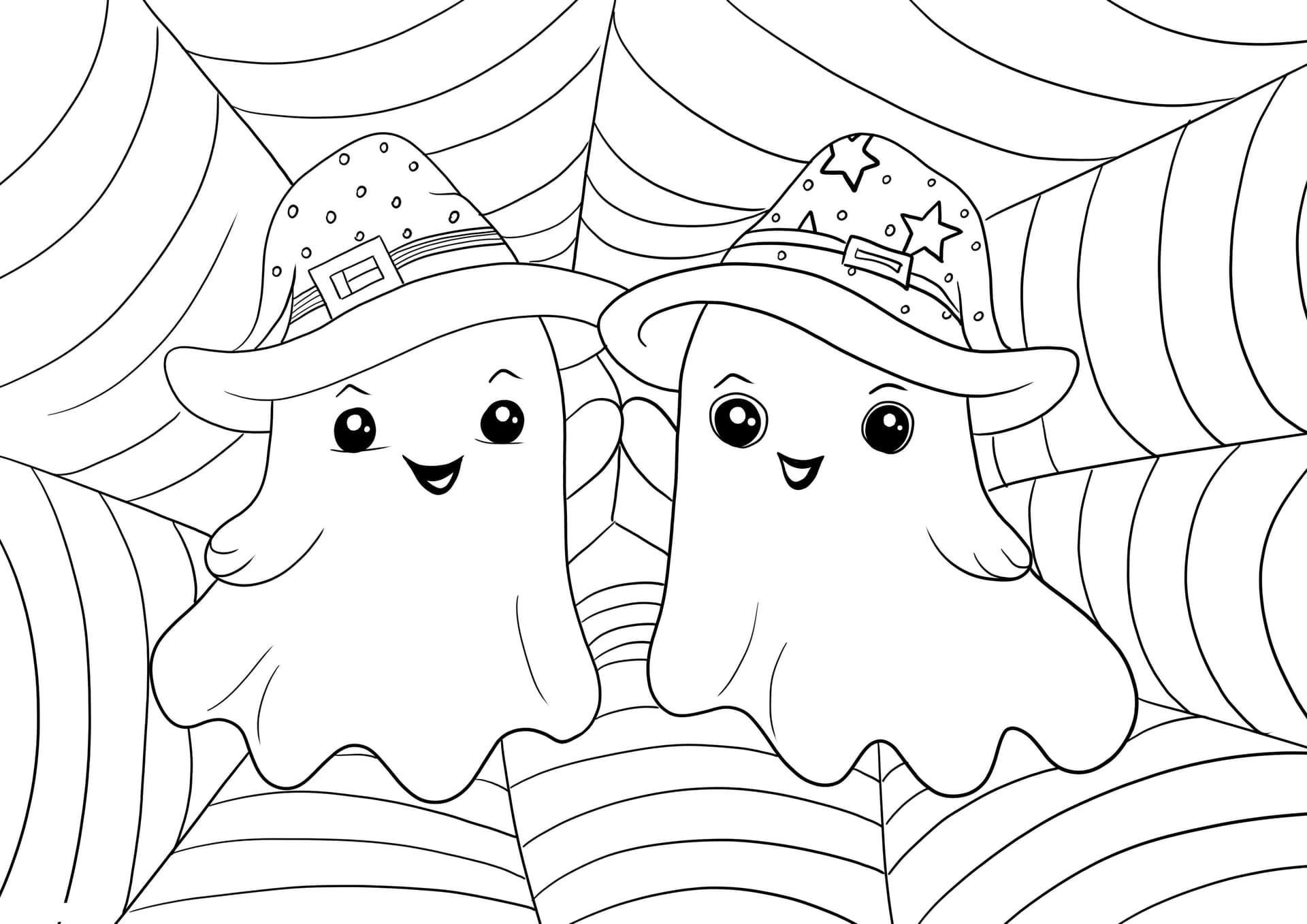 Halloween spooky twins