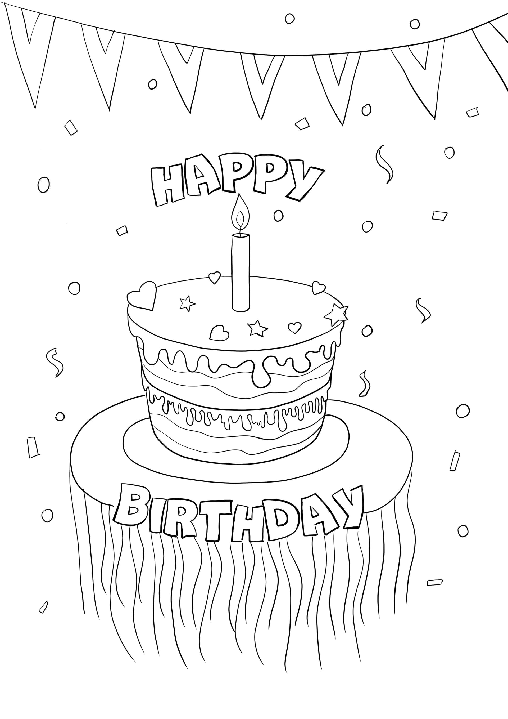 happy birthday cake