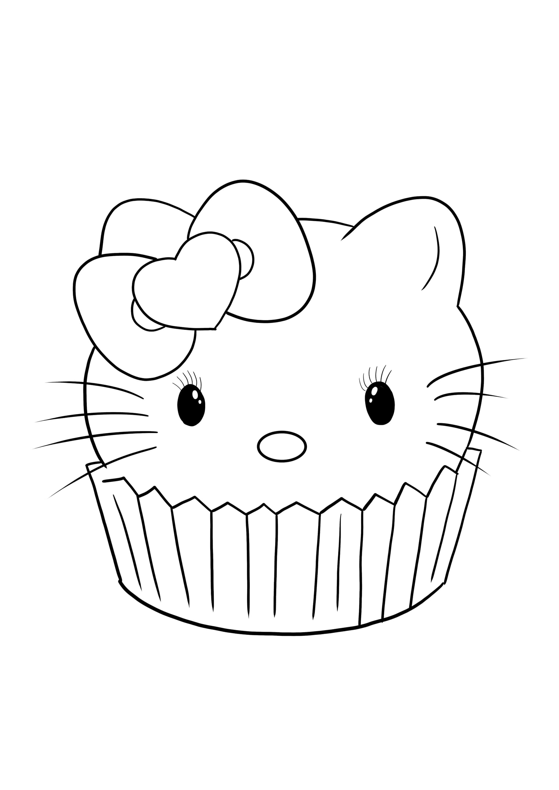 Hello Kitty cupcake