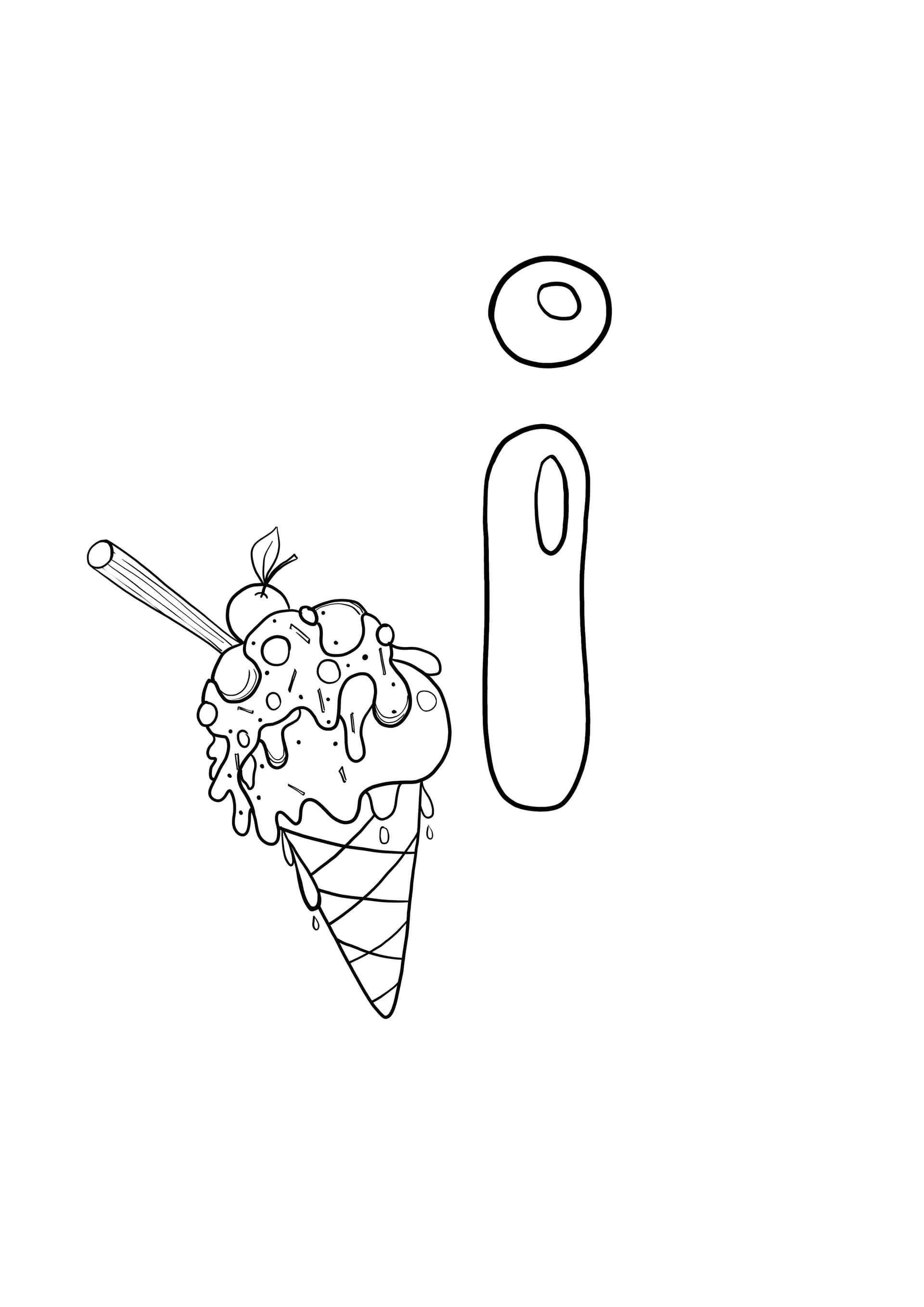 i is for ice cream