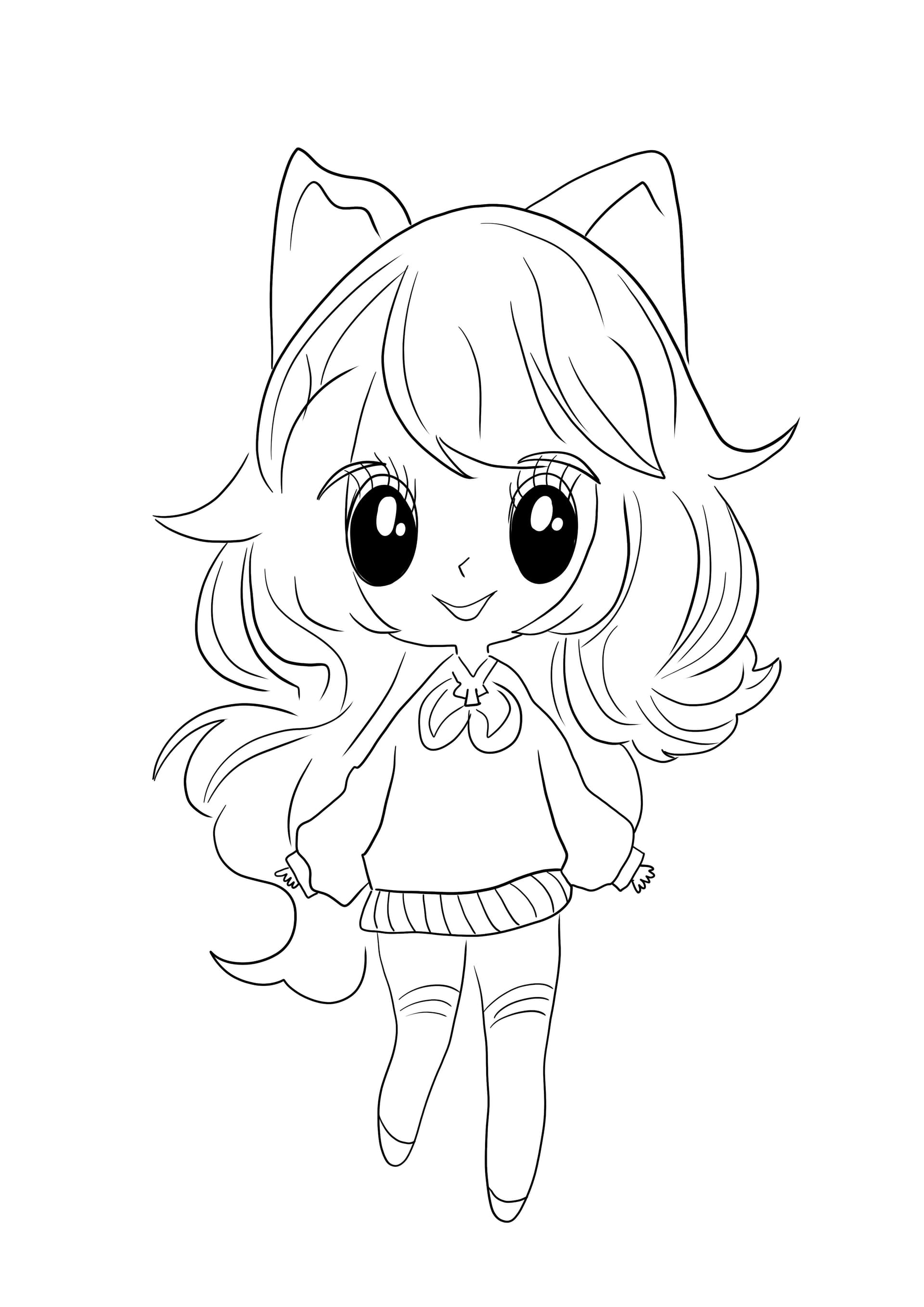 Kawaii anime girl