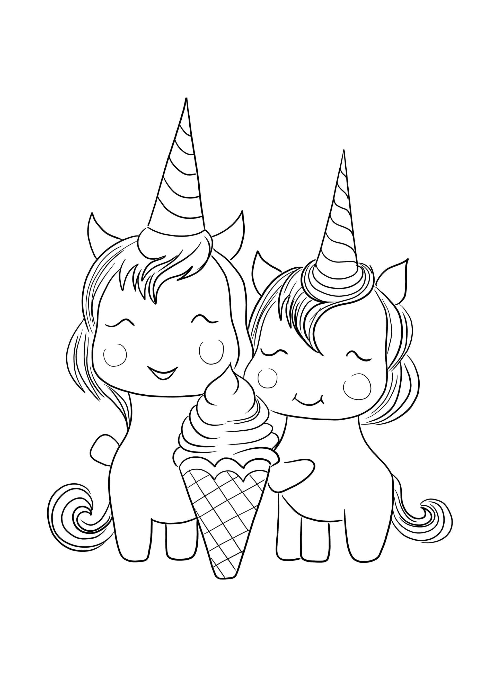 Kawaii unicorns