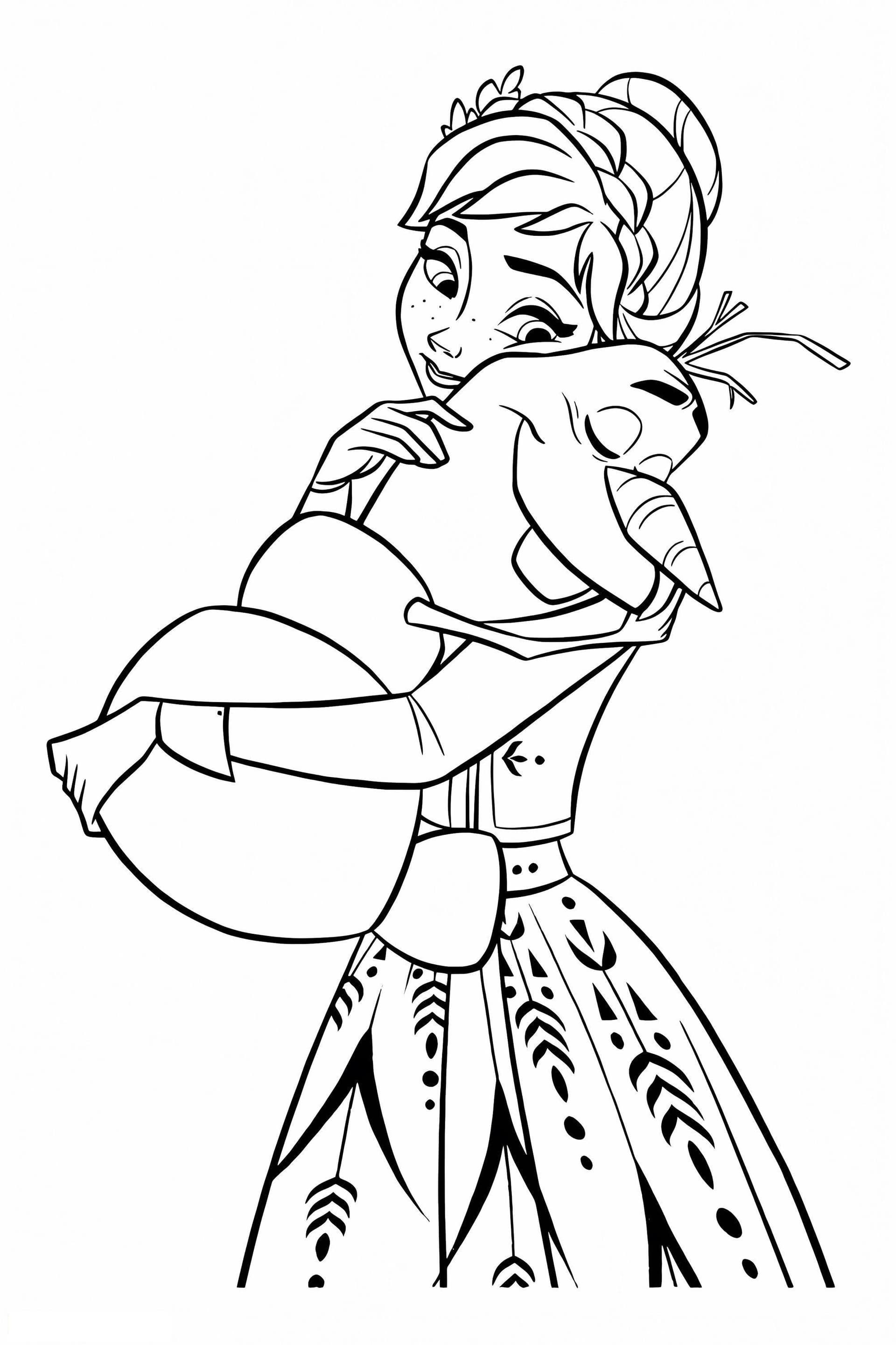 Frozen 2 Olaf And Anna 683X1024