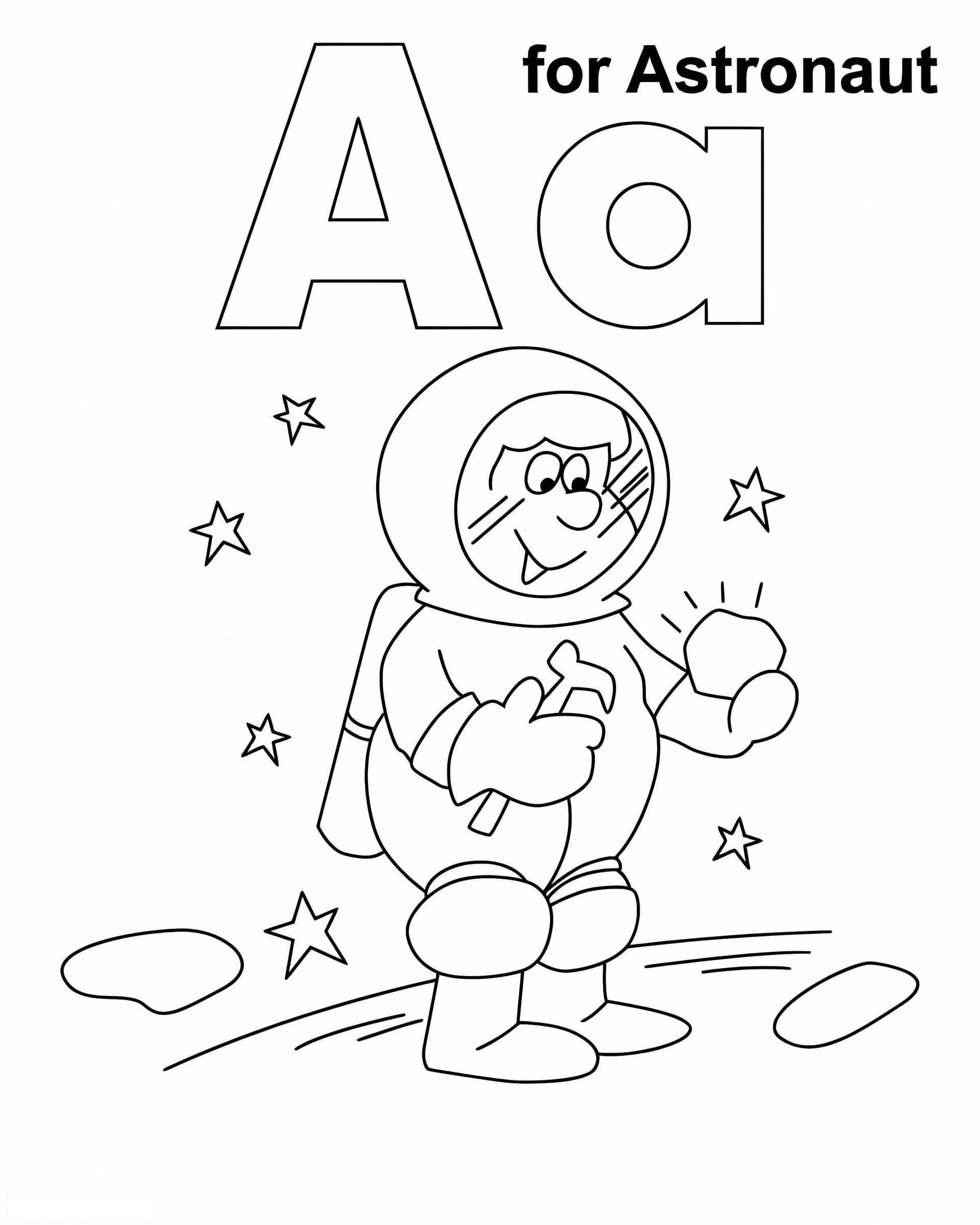 Letter A For Astronaut