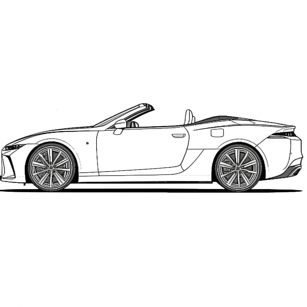 Lexus LC 500 Convertible 2024 3