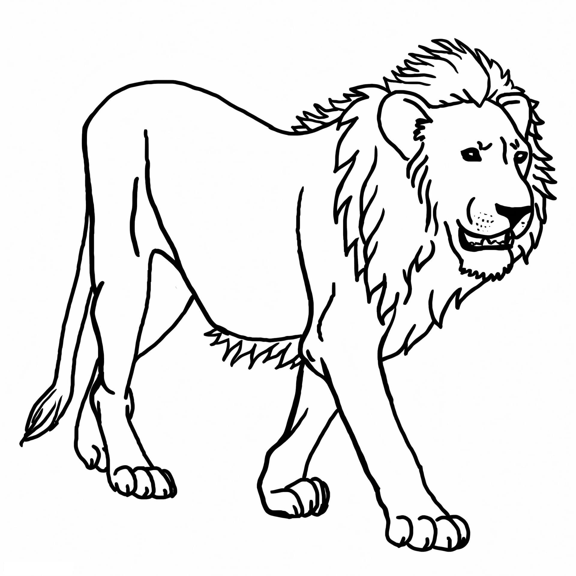Walking Lion