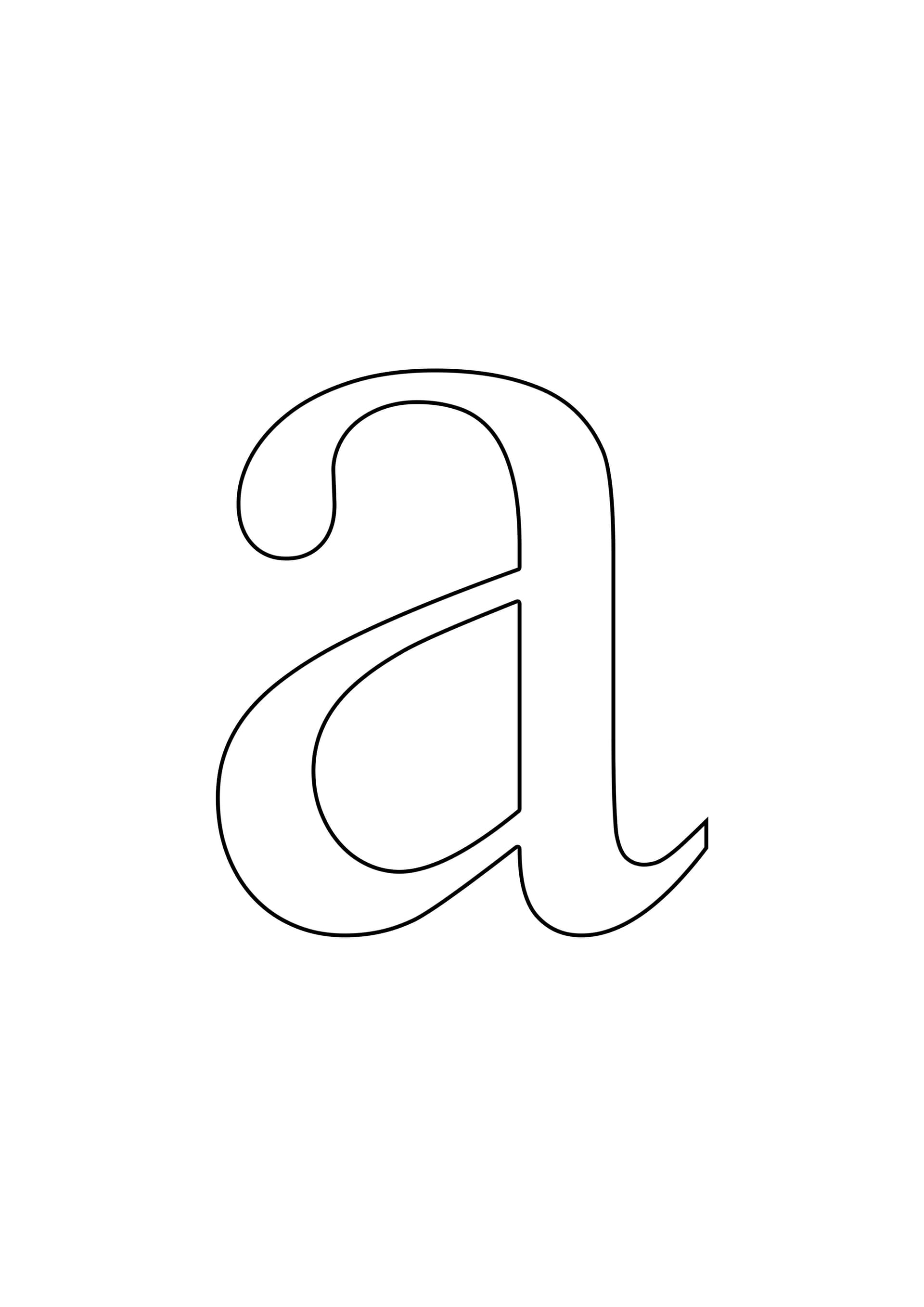 lower case a