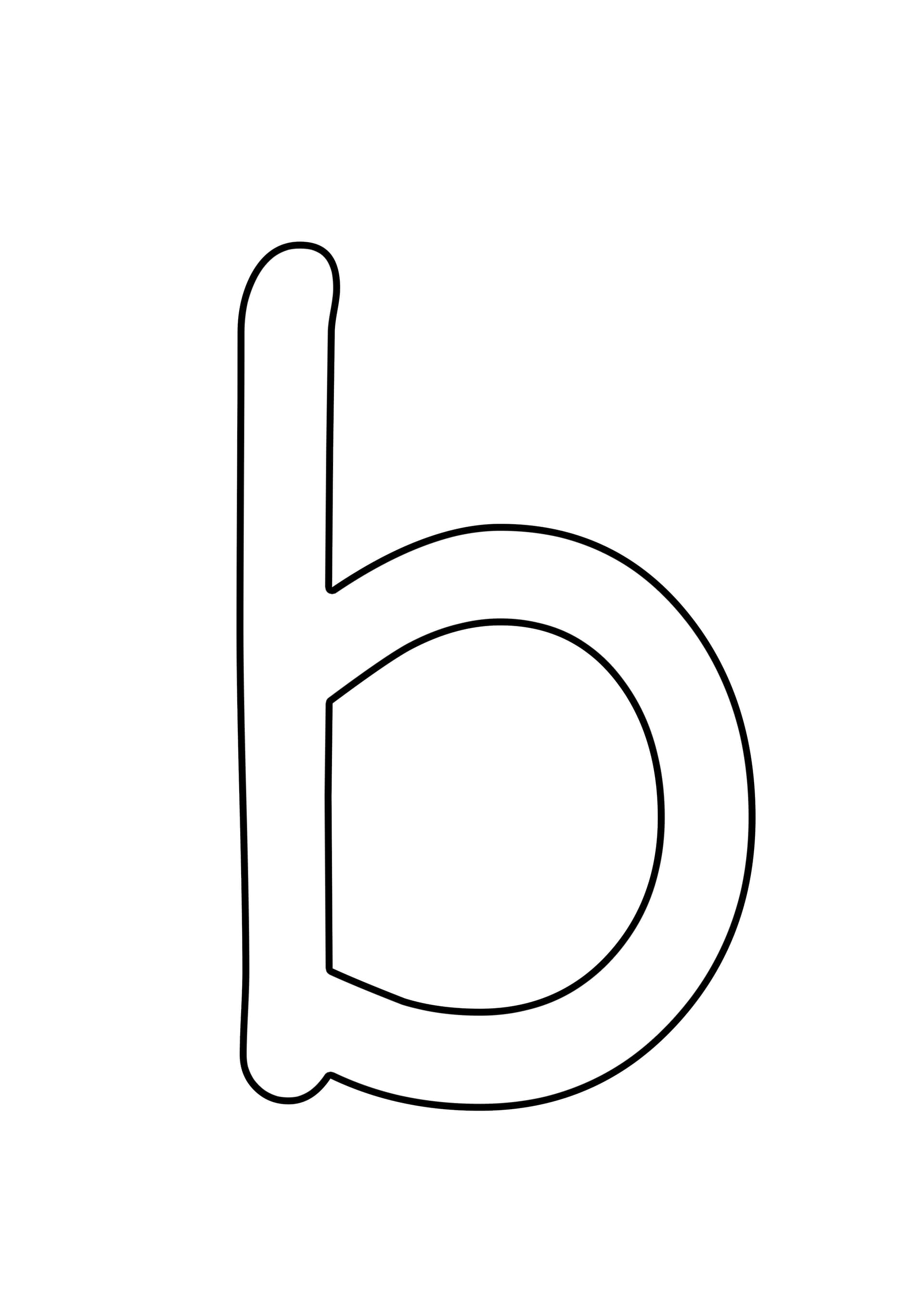 lower case b