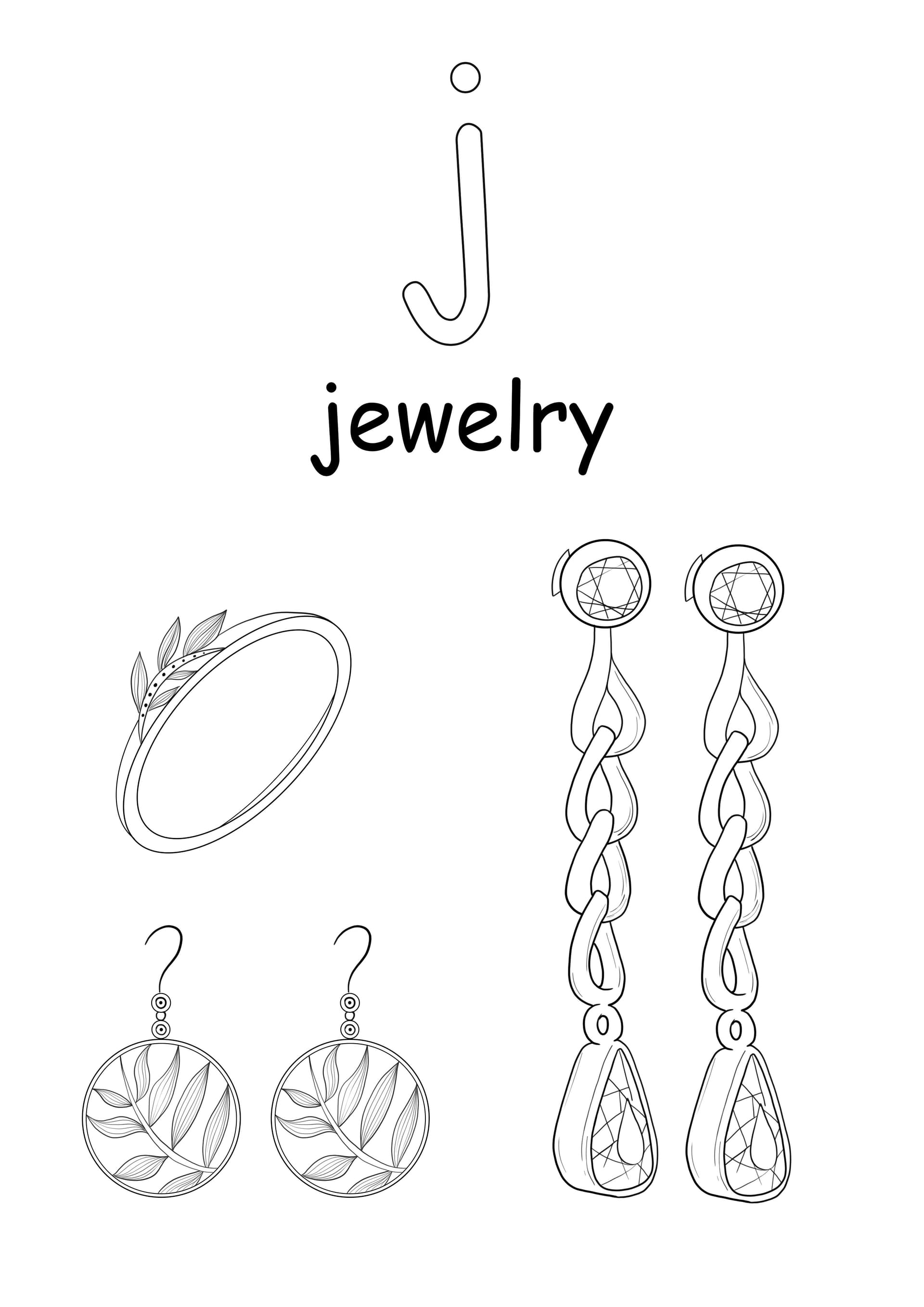 Lowercase j letter
