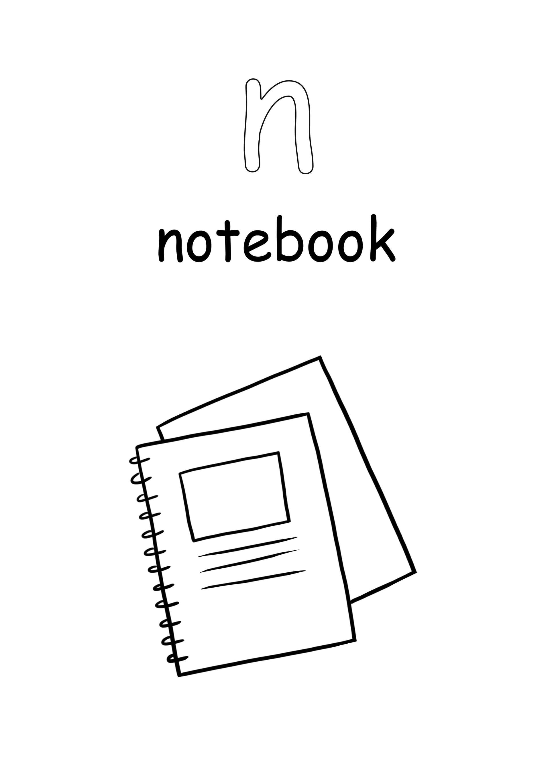 Lowercase n letter