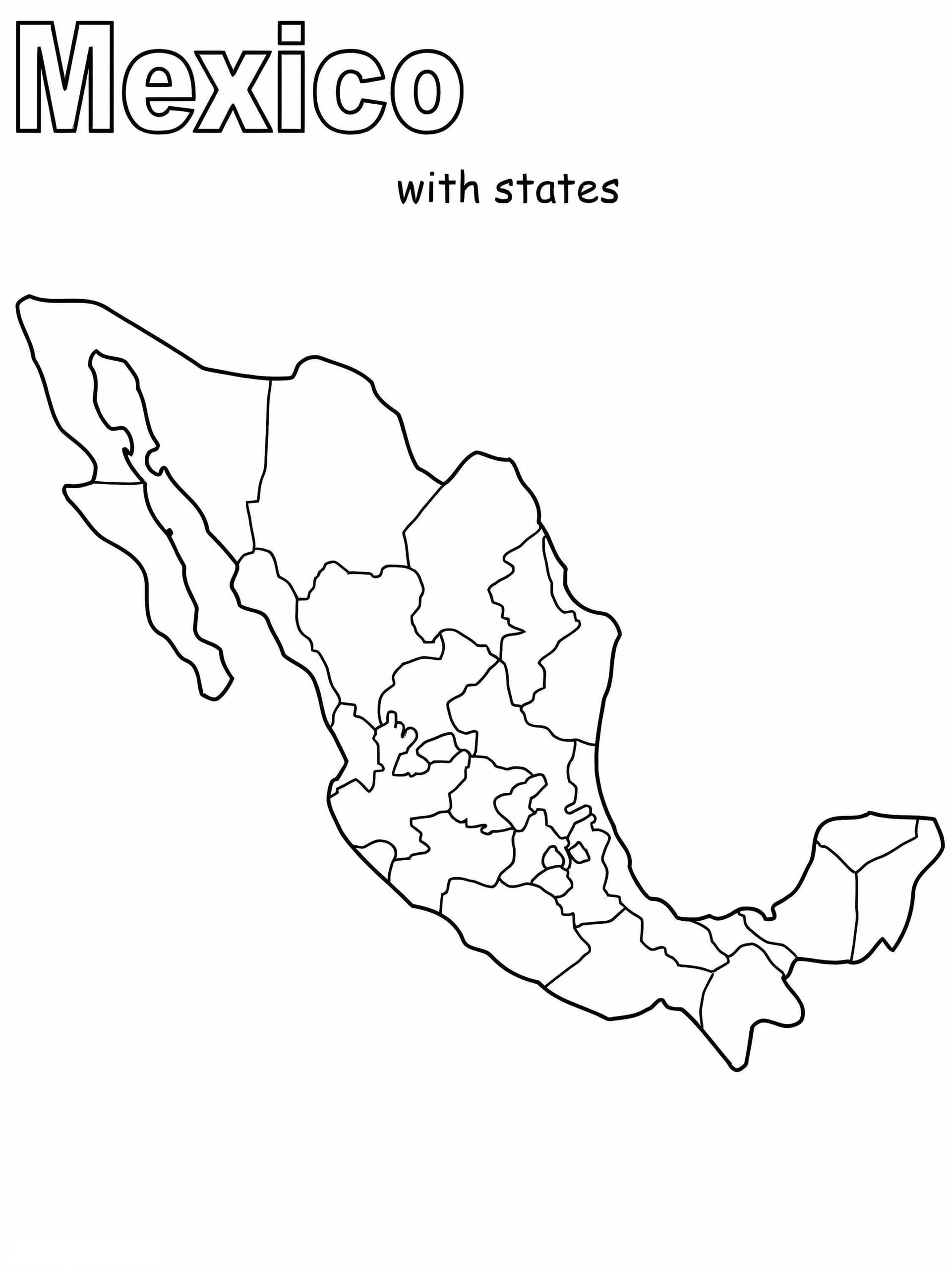 Mexico'S Map