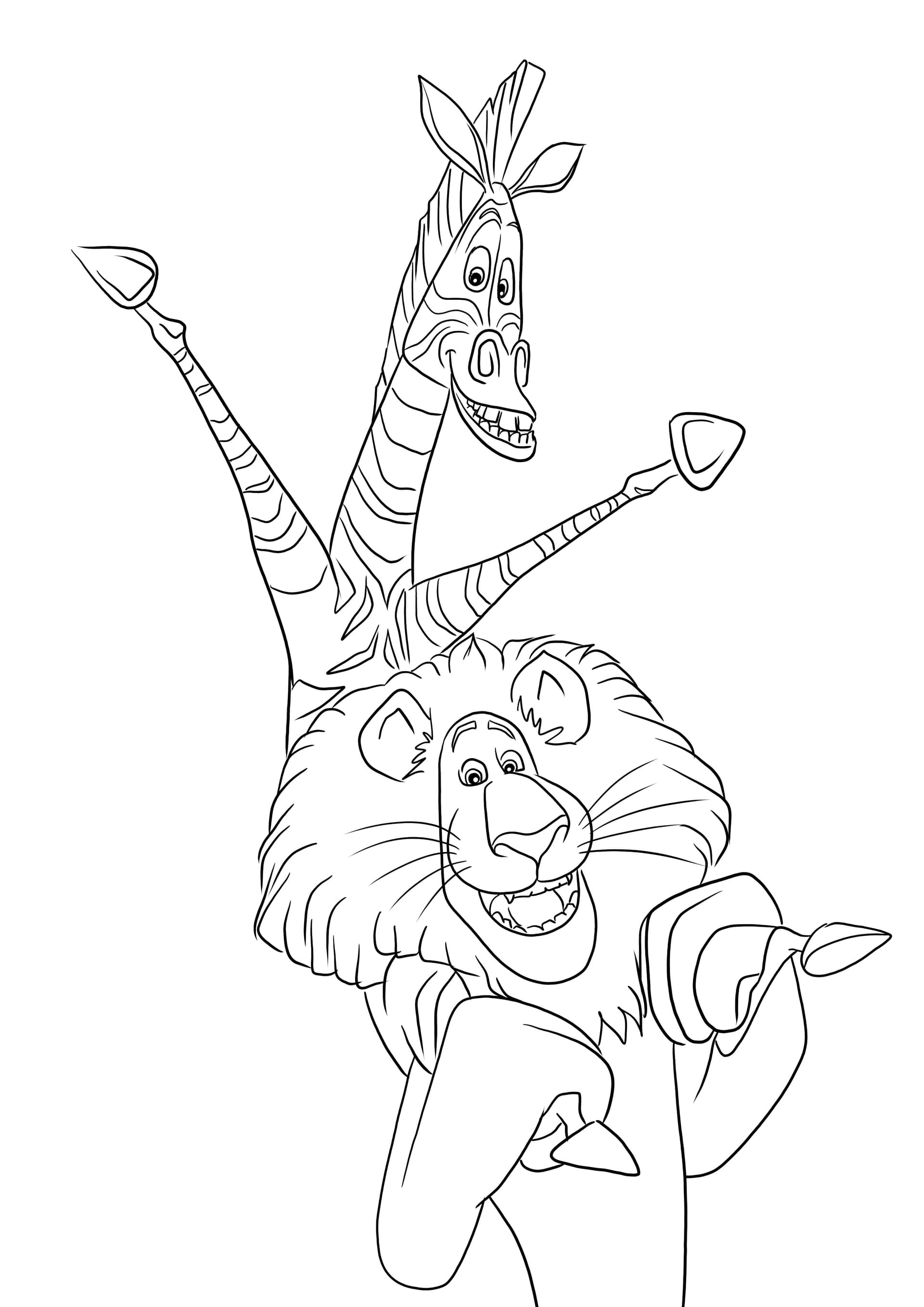 Melman and Alex