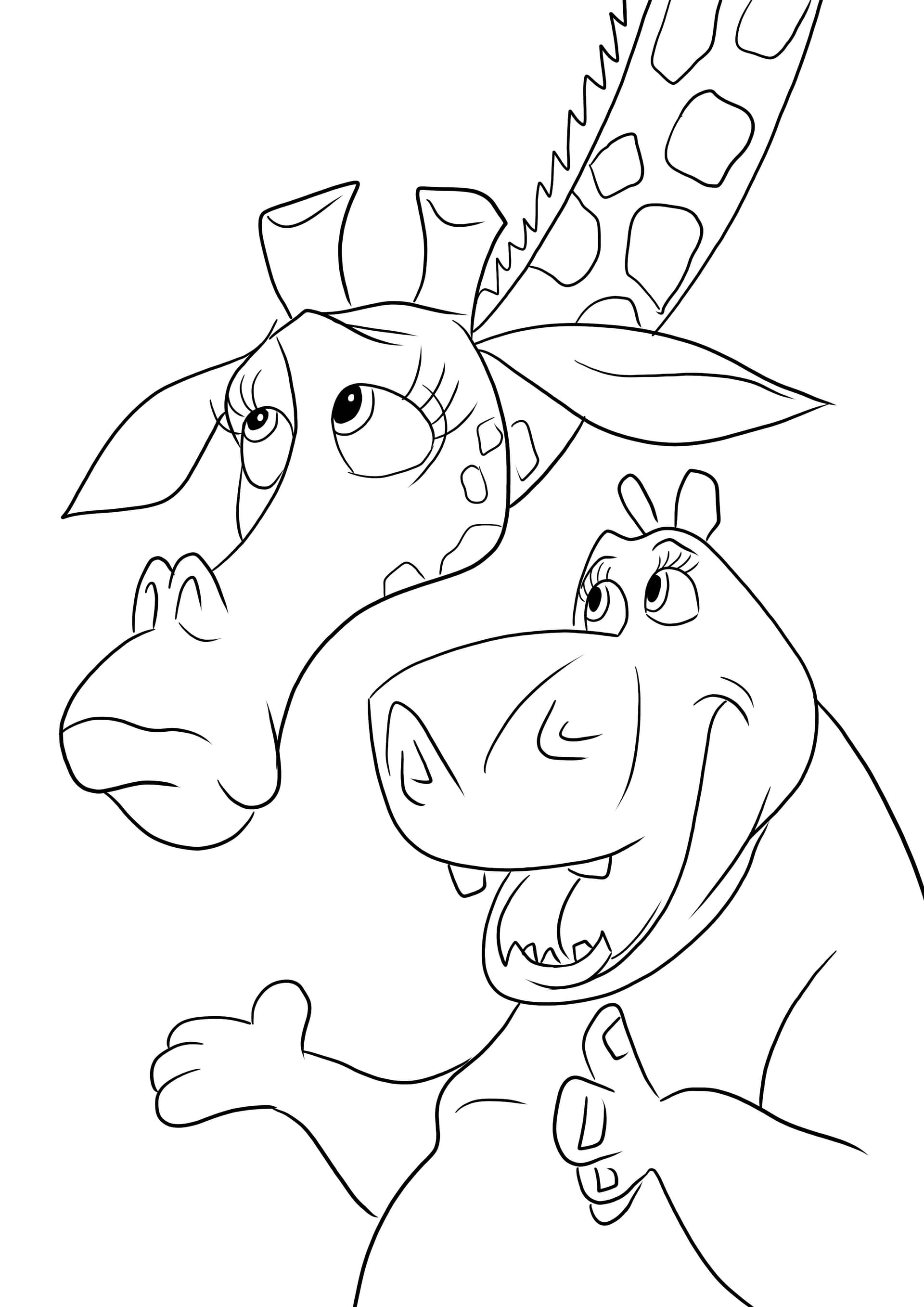 Gloria and Melman
