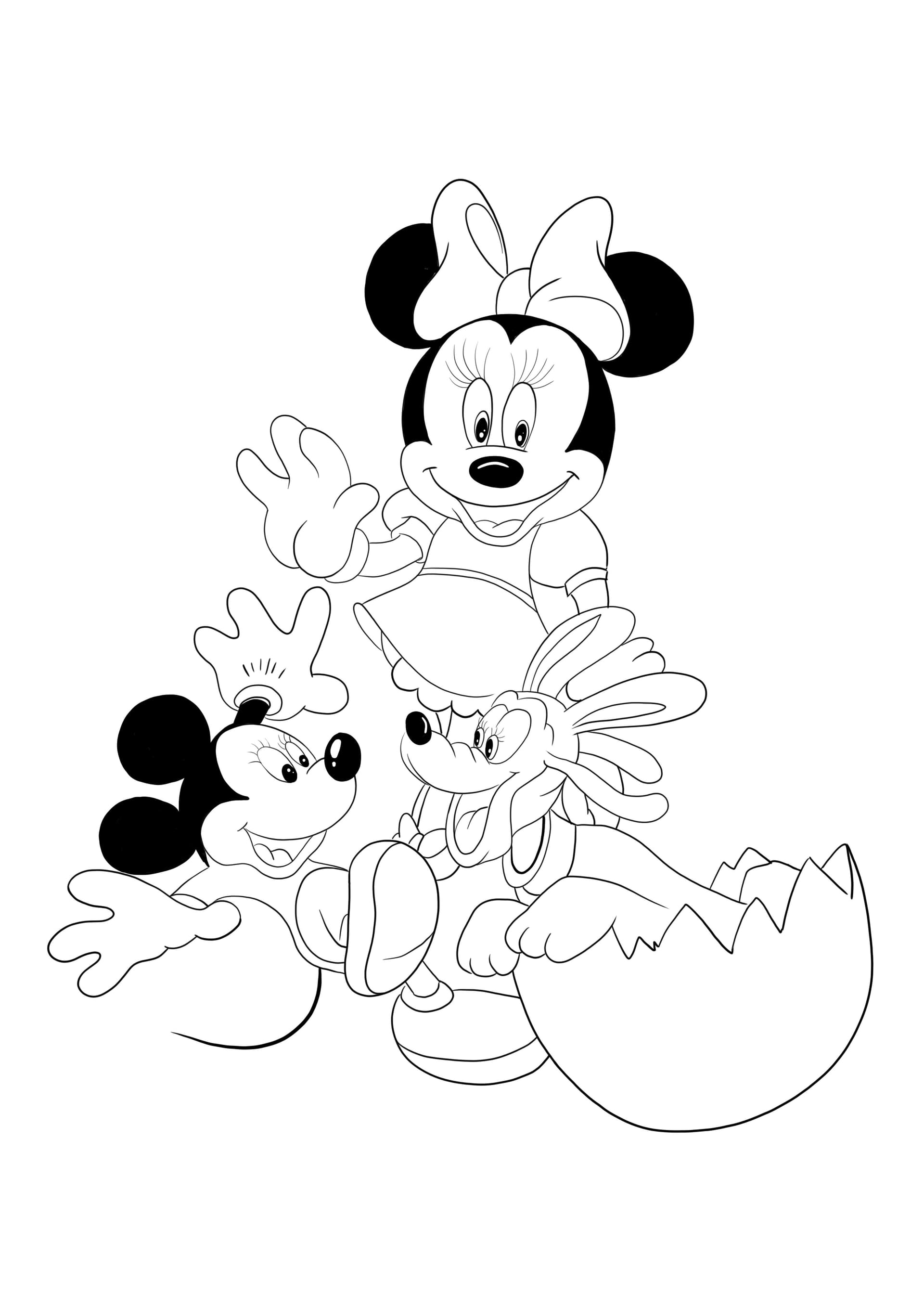 Minnie and Mickey