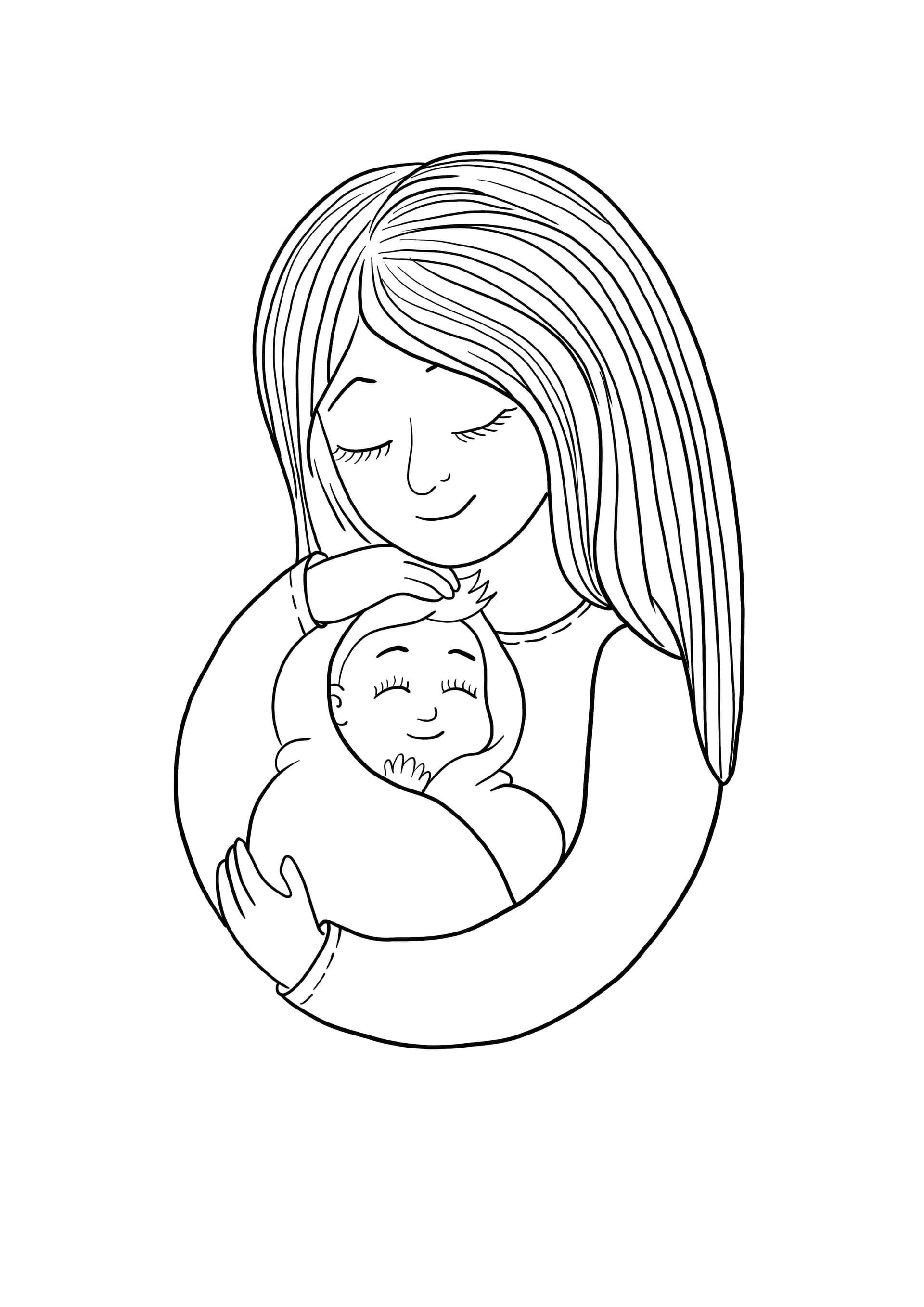 mother and her baby