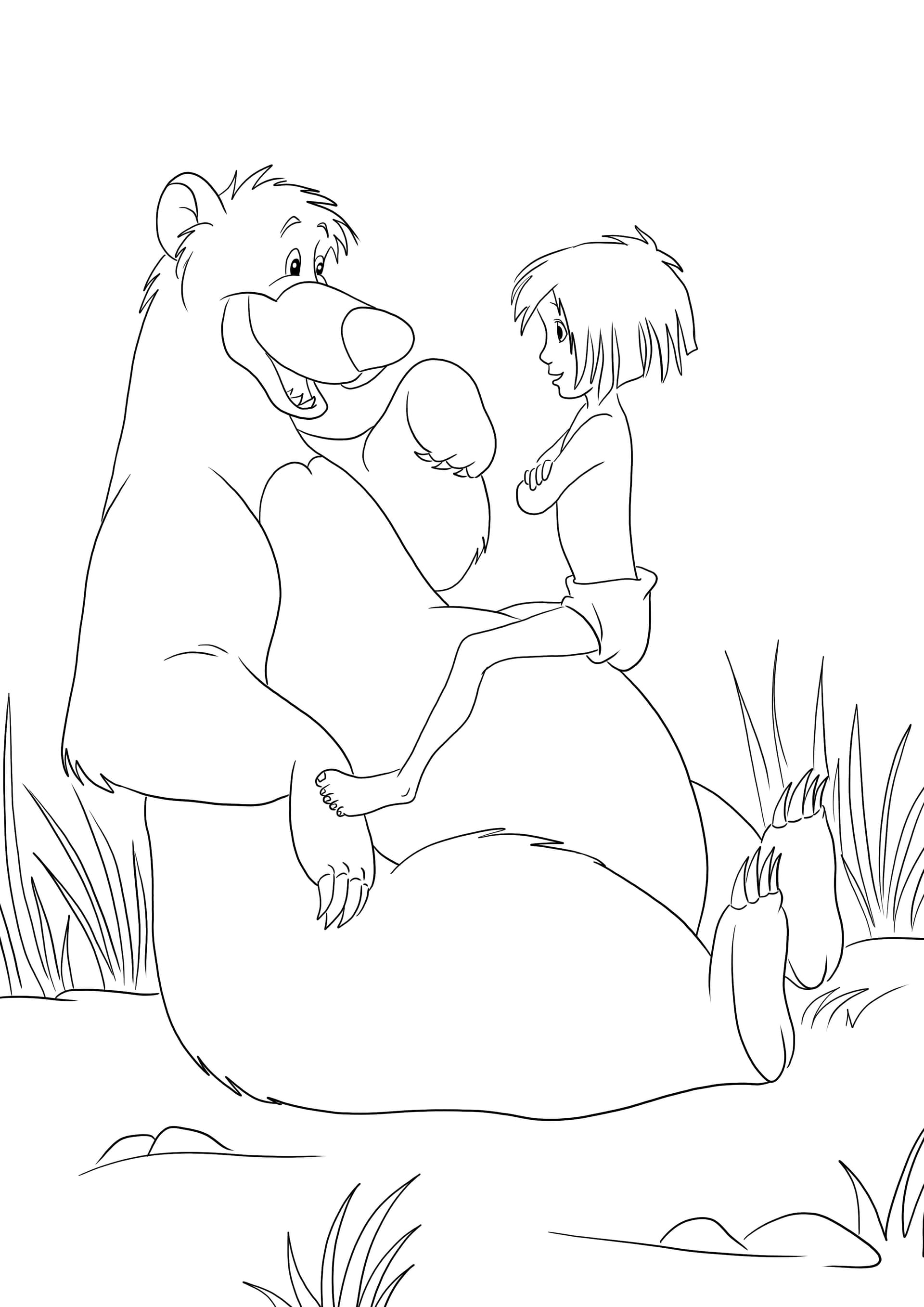 Mowgli and Balu