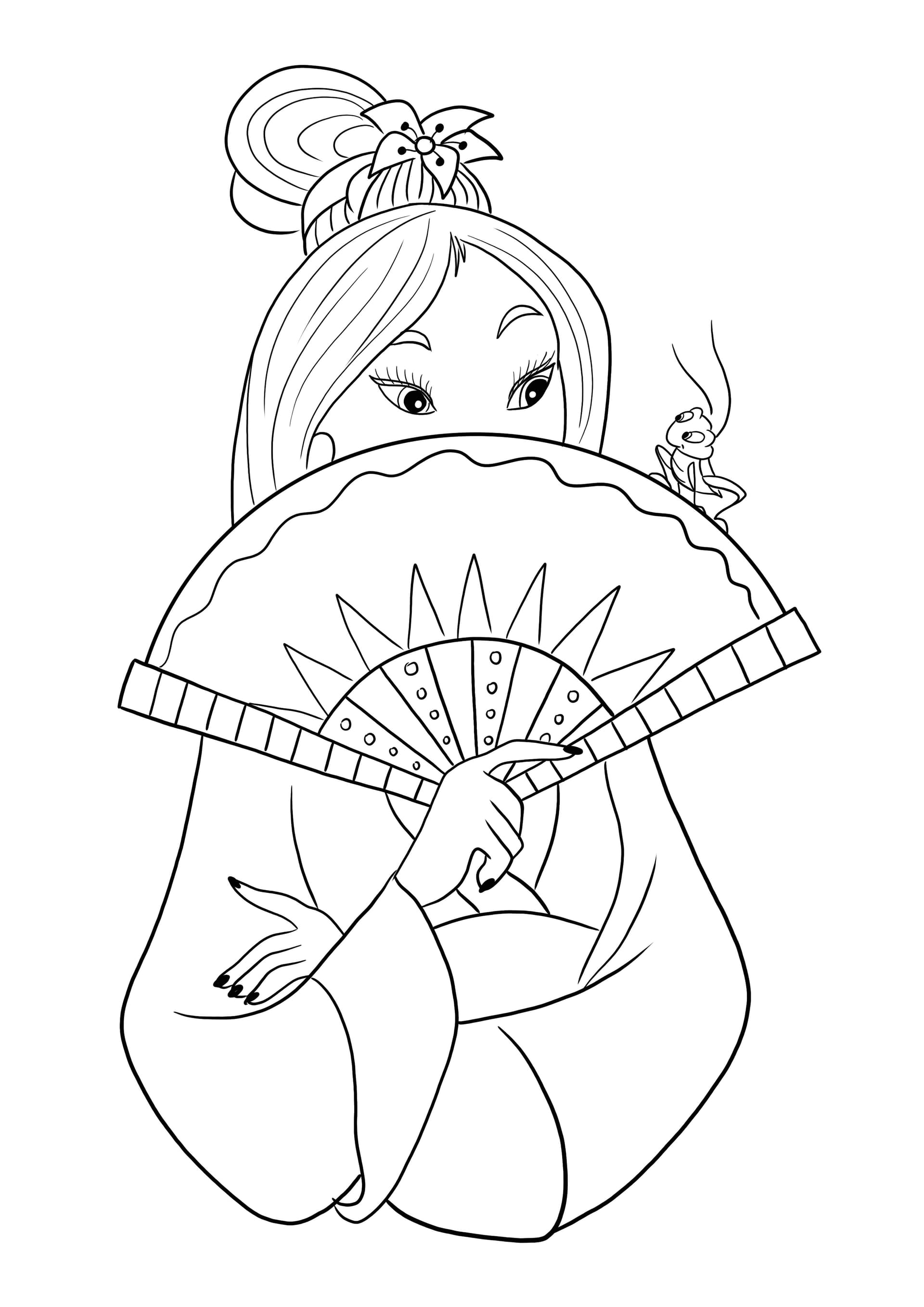 Mulan and Cri-Kee